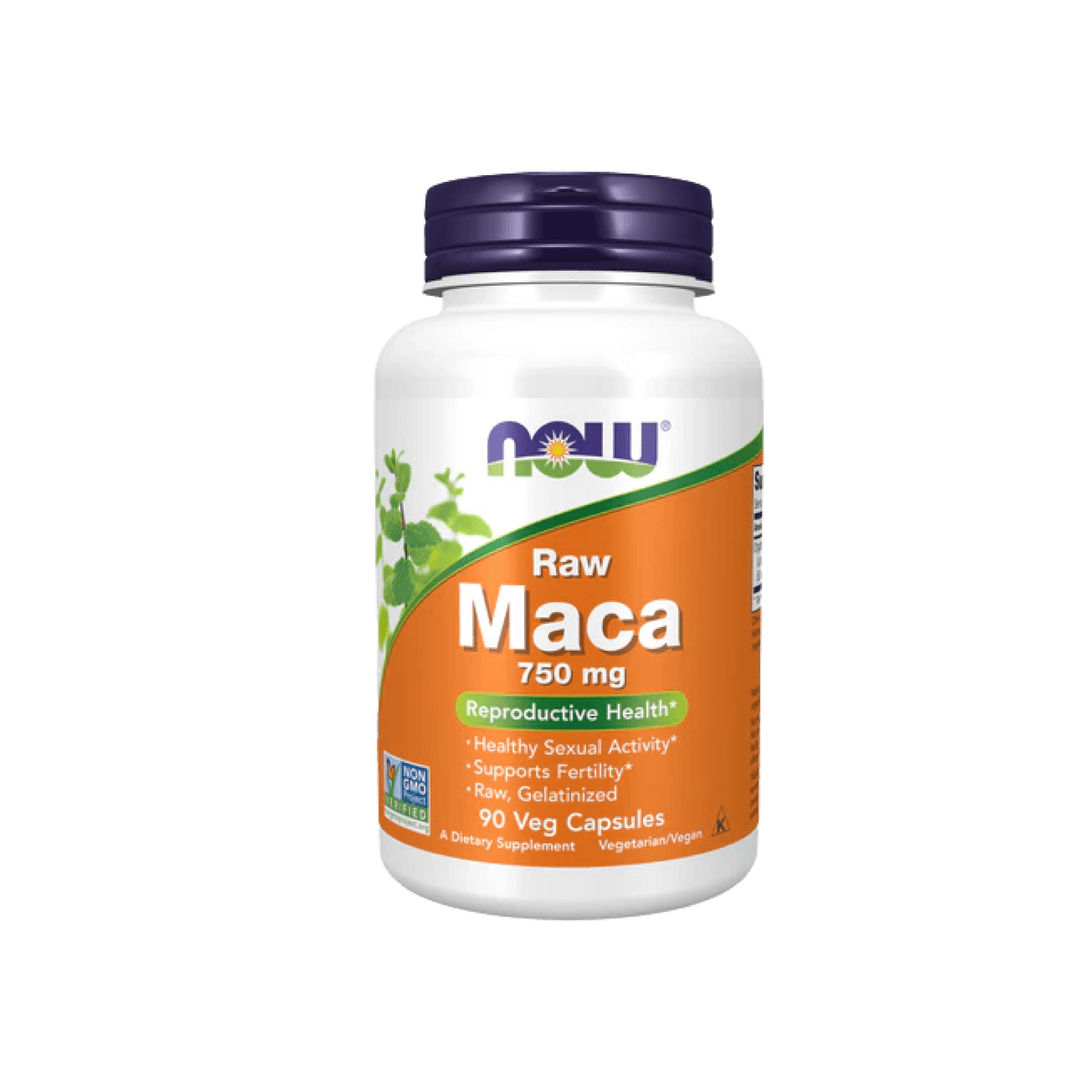 Now Foods Maca Cruda 750 mg, 90 cápsulas