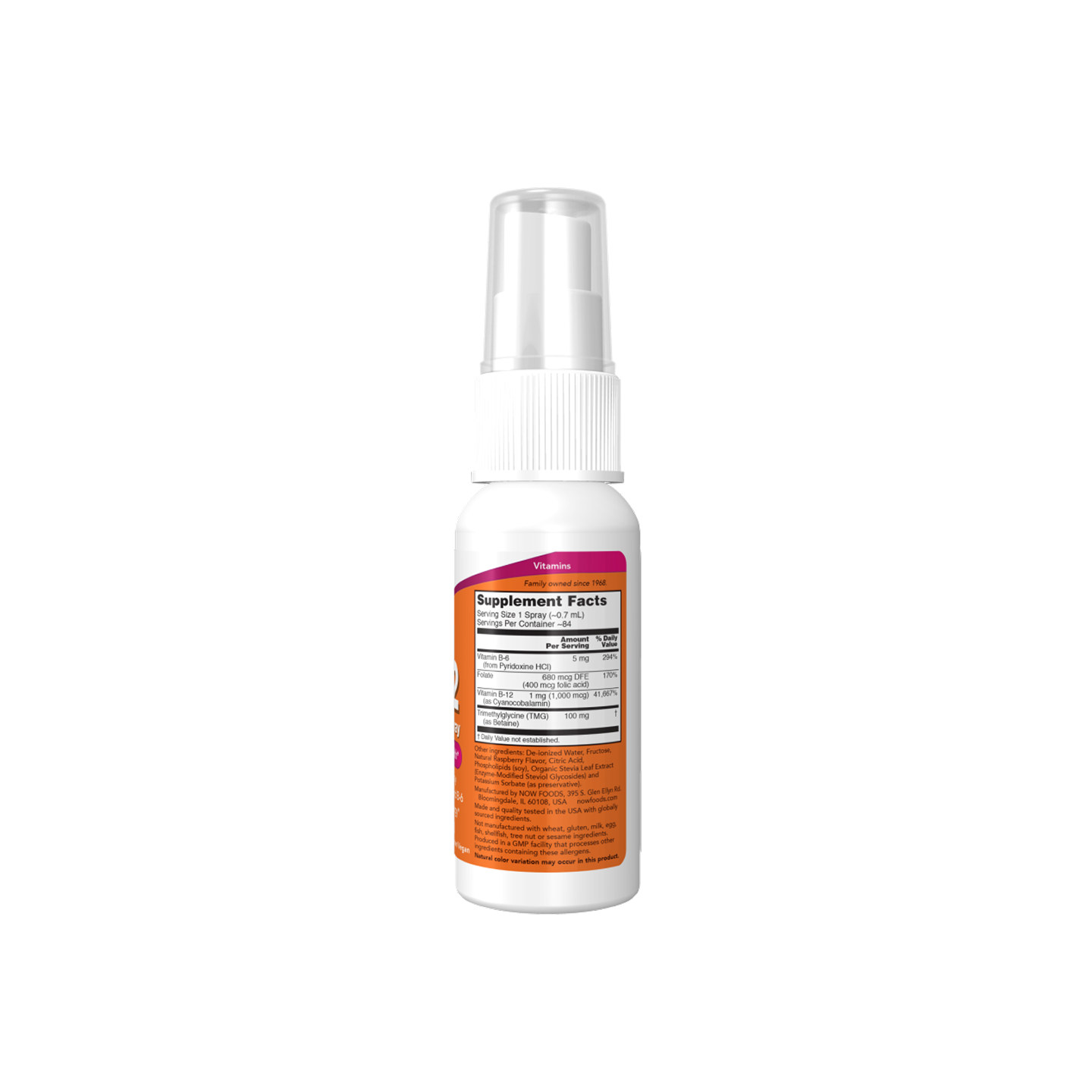 NOW Foods Vitamin B-12 Liposomal Spray 30 ml