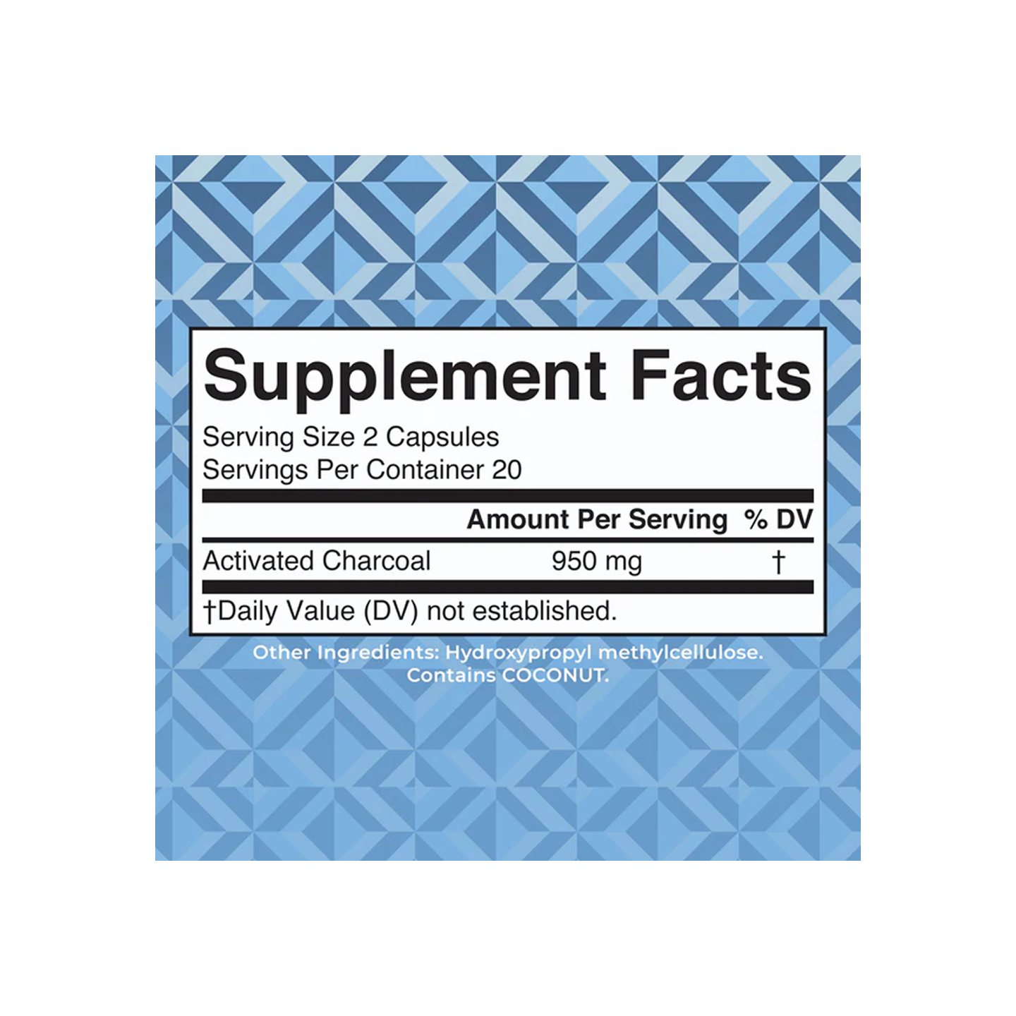 MaryRuth's Charcoal Capsules 40 Count