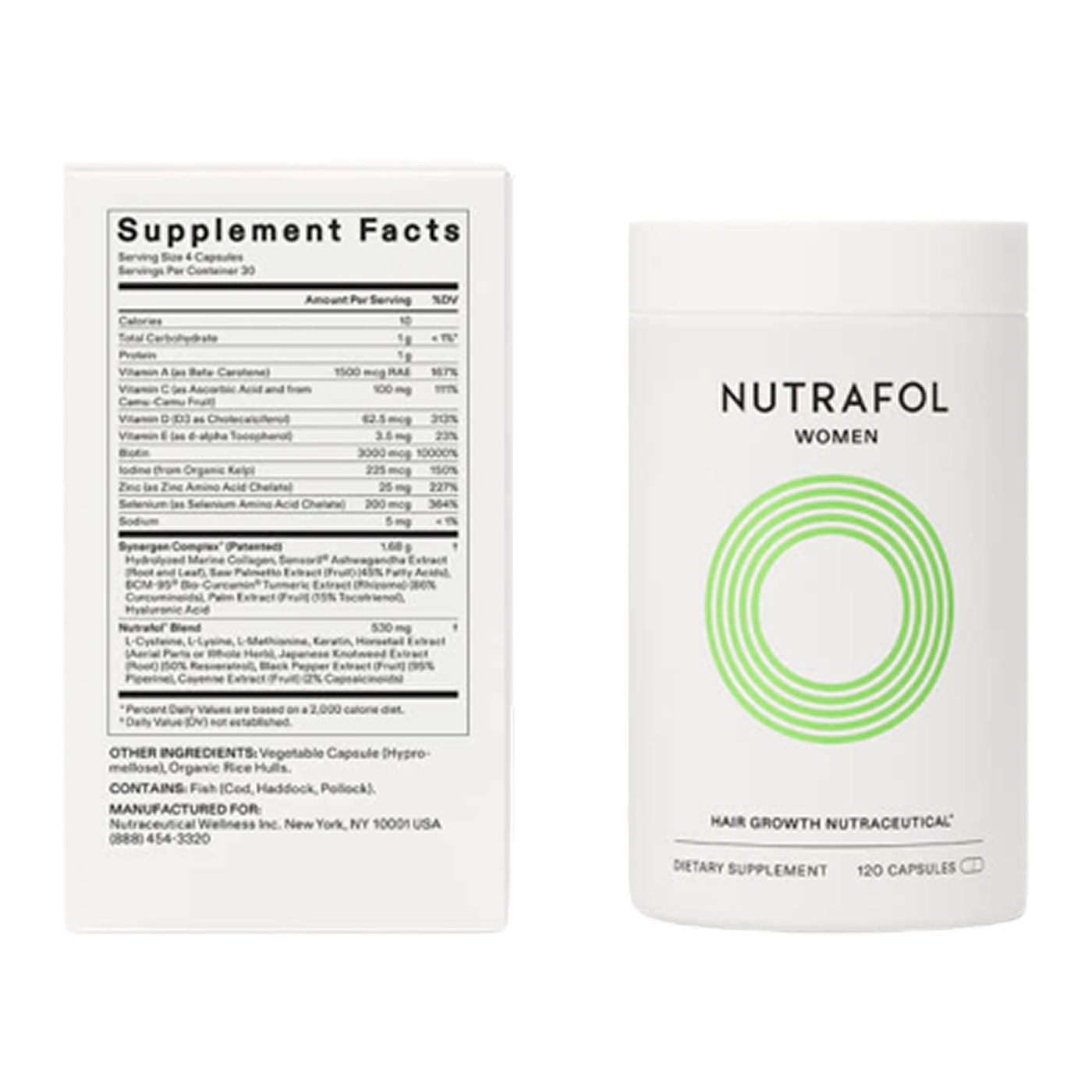 Nutrafol Women Hair Growth Supplement 120 cápsulas