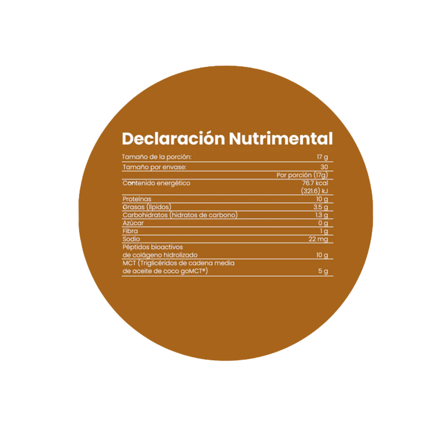 Ela Nutrition Péptidos de Colágeno Keto Vainilla Crema, 510 gr