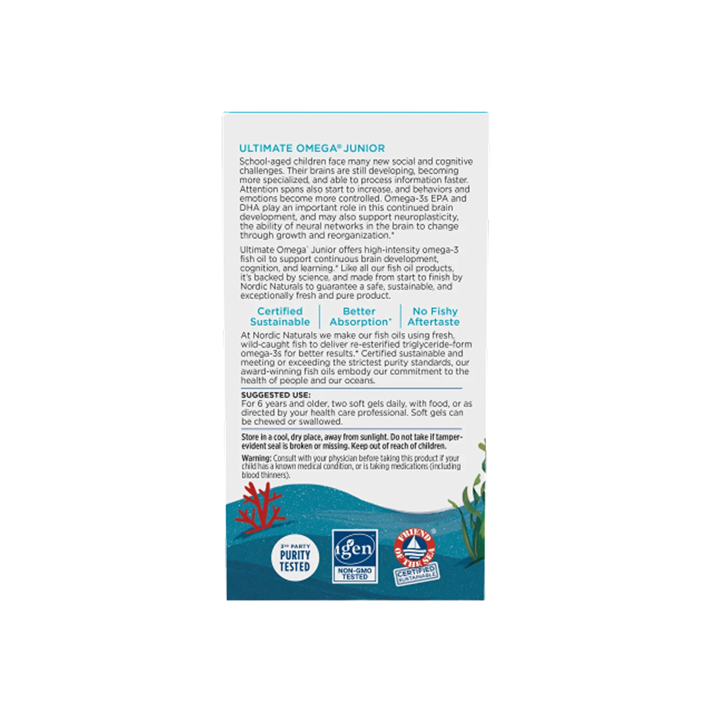 Nordic Naturals Ultimate Omega Junior 90 Softgels