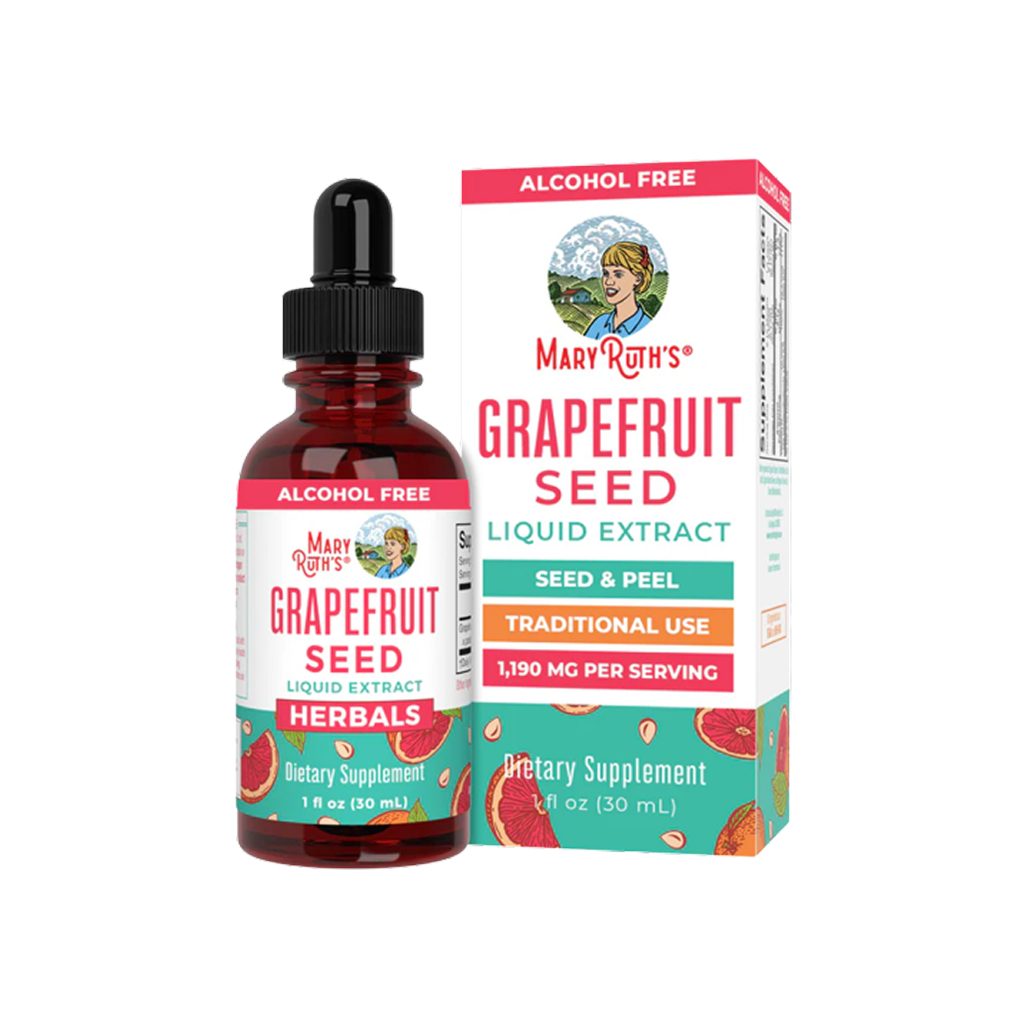 MaryRuth Organics Gotas Líquidas de Semilla de Pomelo 1 fl oz (30 ml)