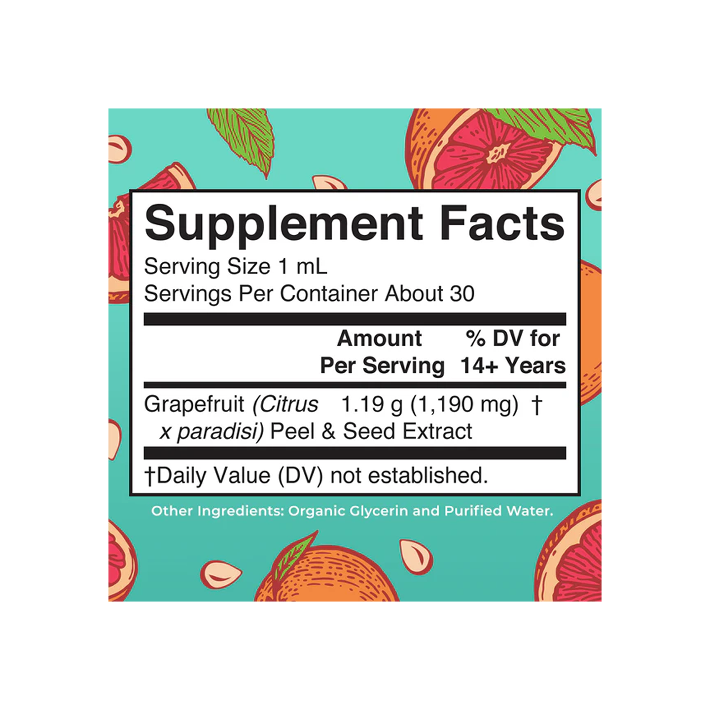 MaryRuth Organics Gotas Líquidas de Semilla de Pomelo 1 fl oz (30 ml)