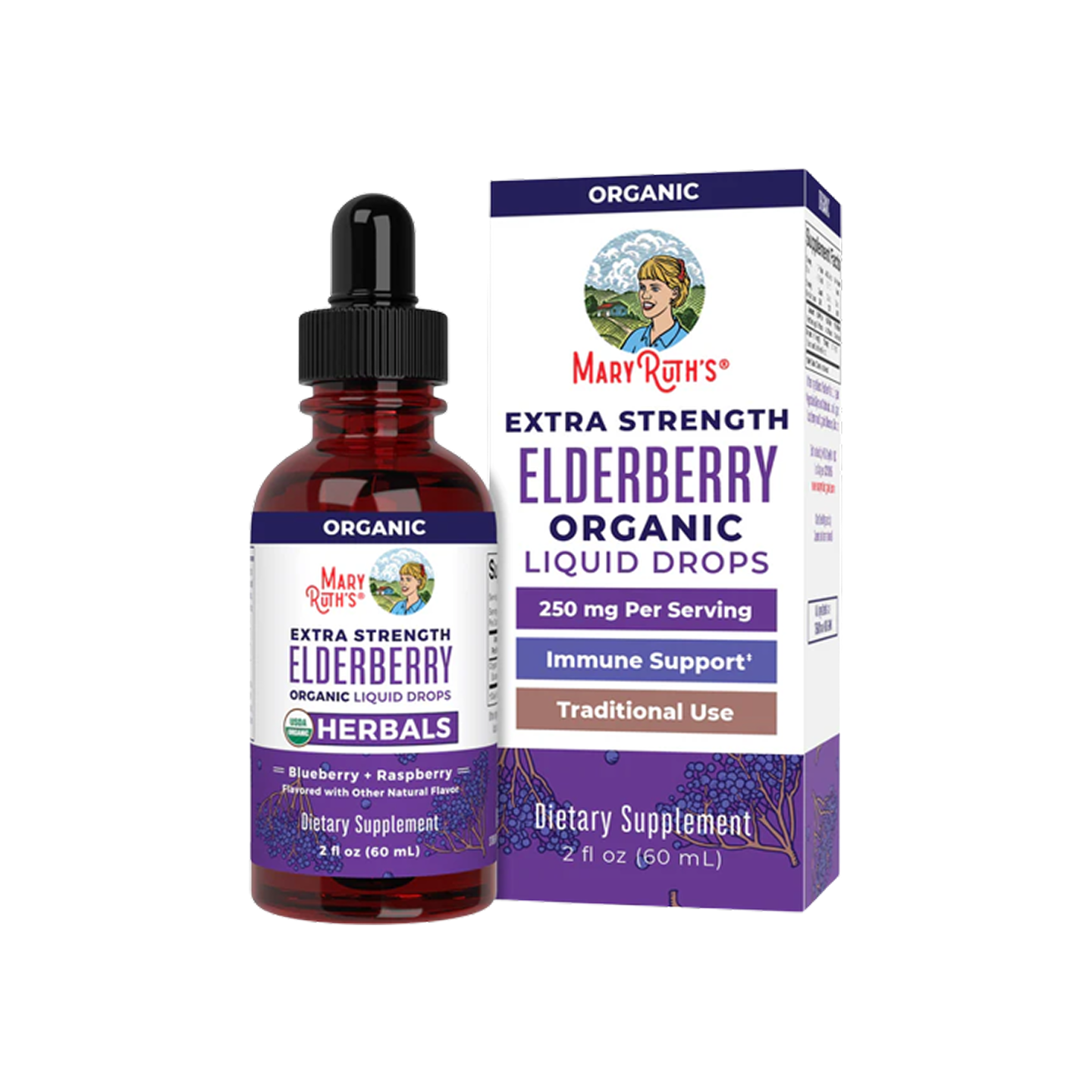 MaryRuth Organics Elderberry Drops Extra Strength 30 ml