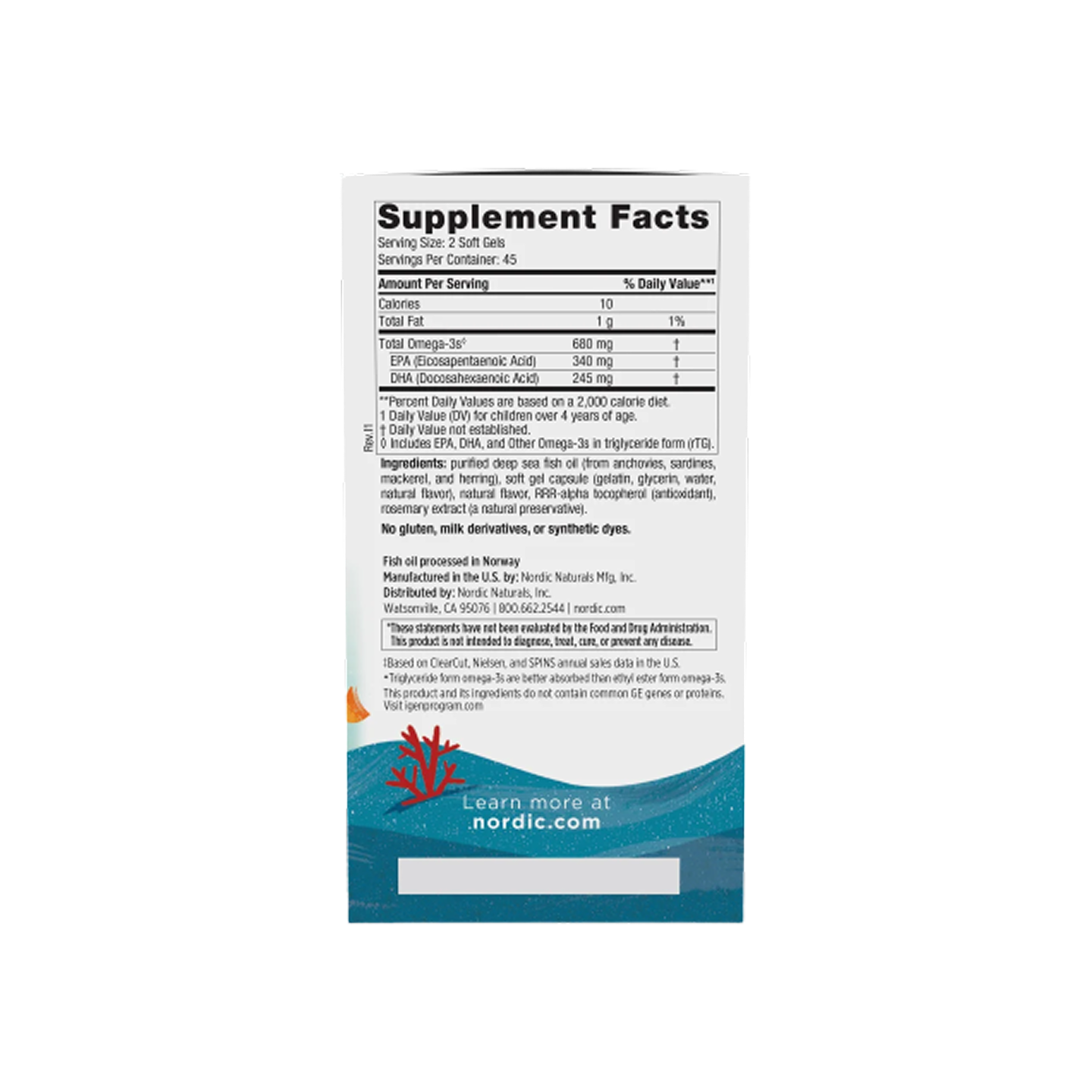 Nordic Naturals Ultimate Omega Junior 90 Softgels