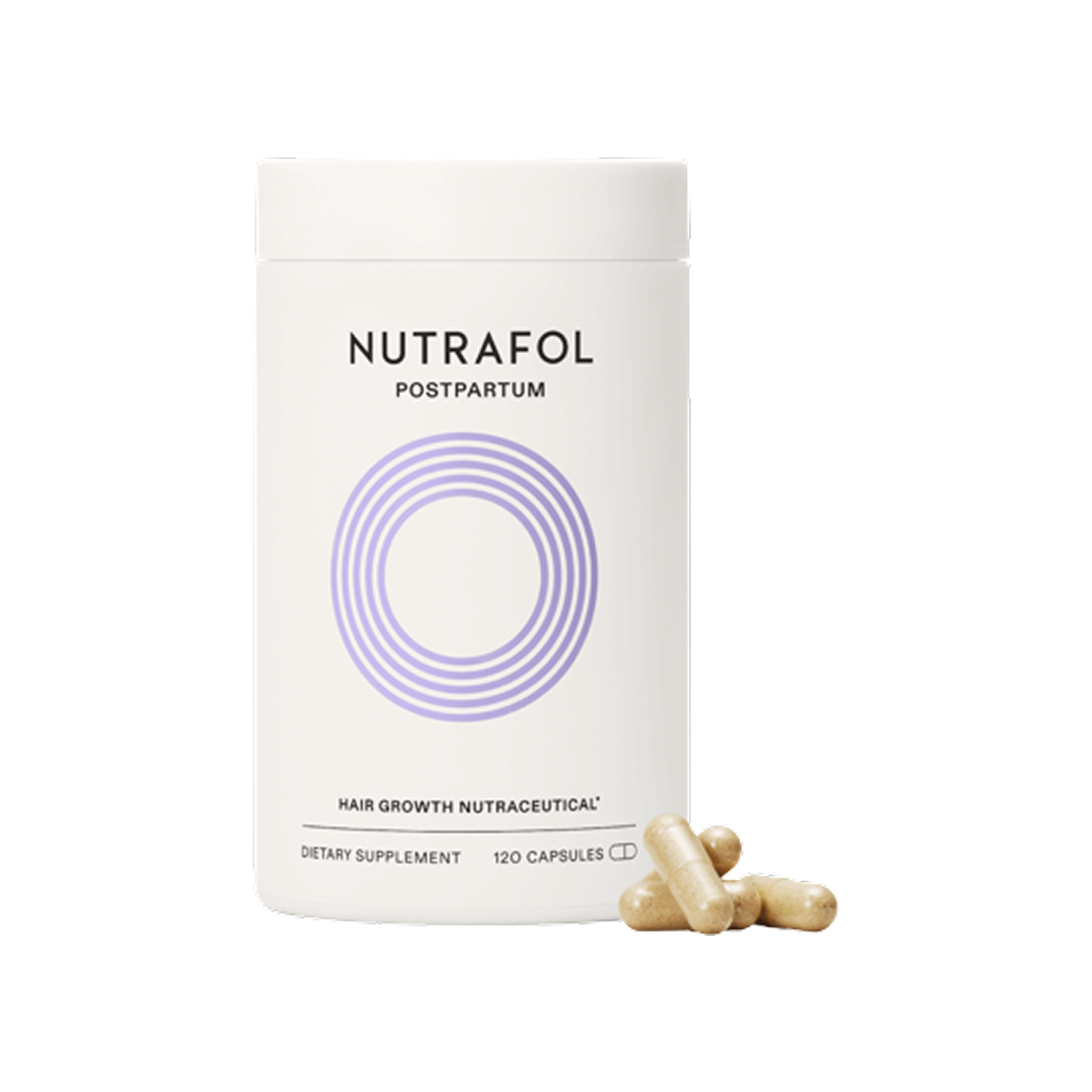 Nutrafol Postpartum Hair Growth Supplement 120 cápsulas