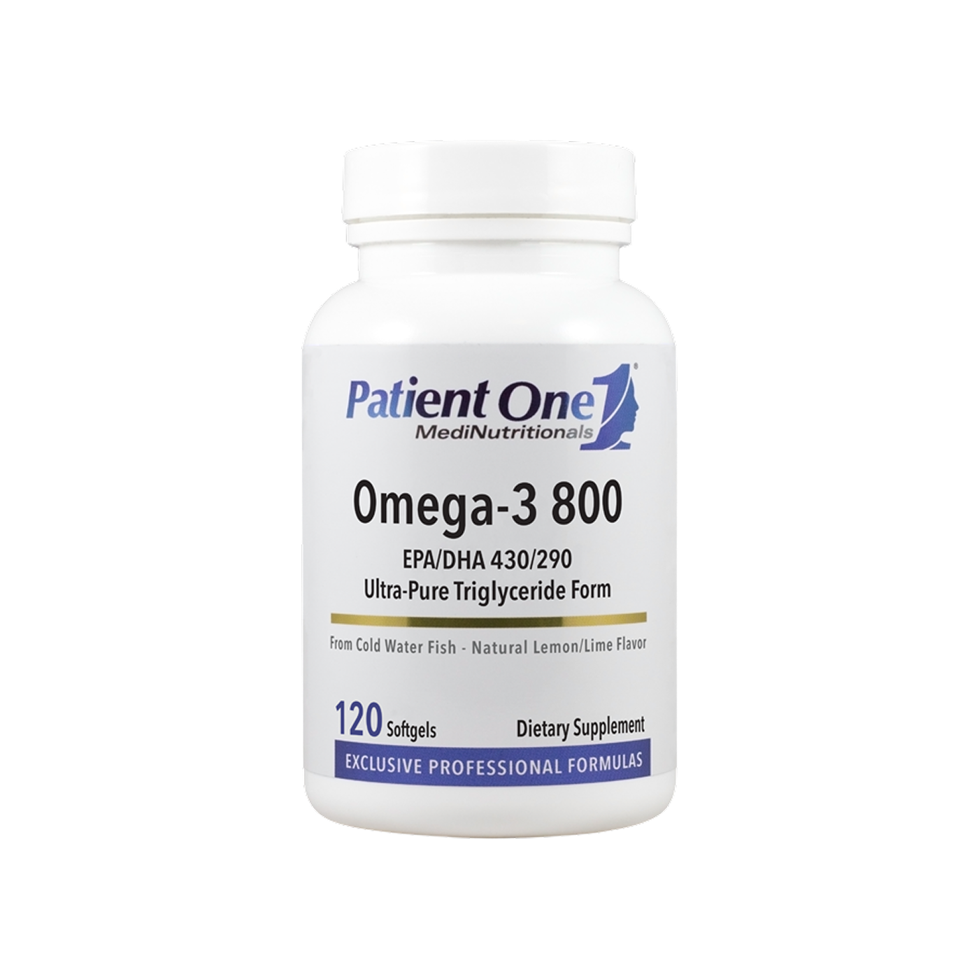 Patient One Formulas Omega-3 800 120 cápsulas blandas