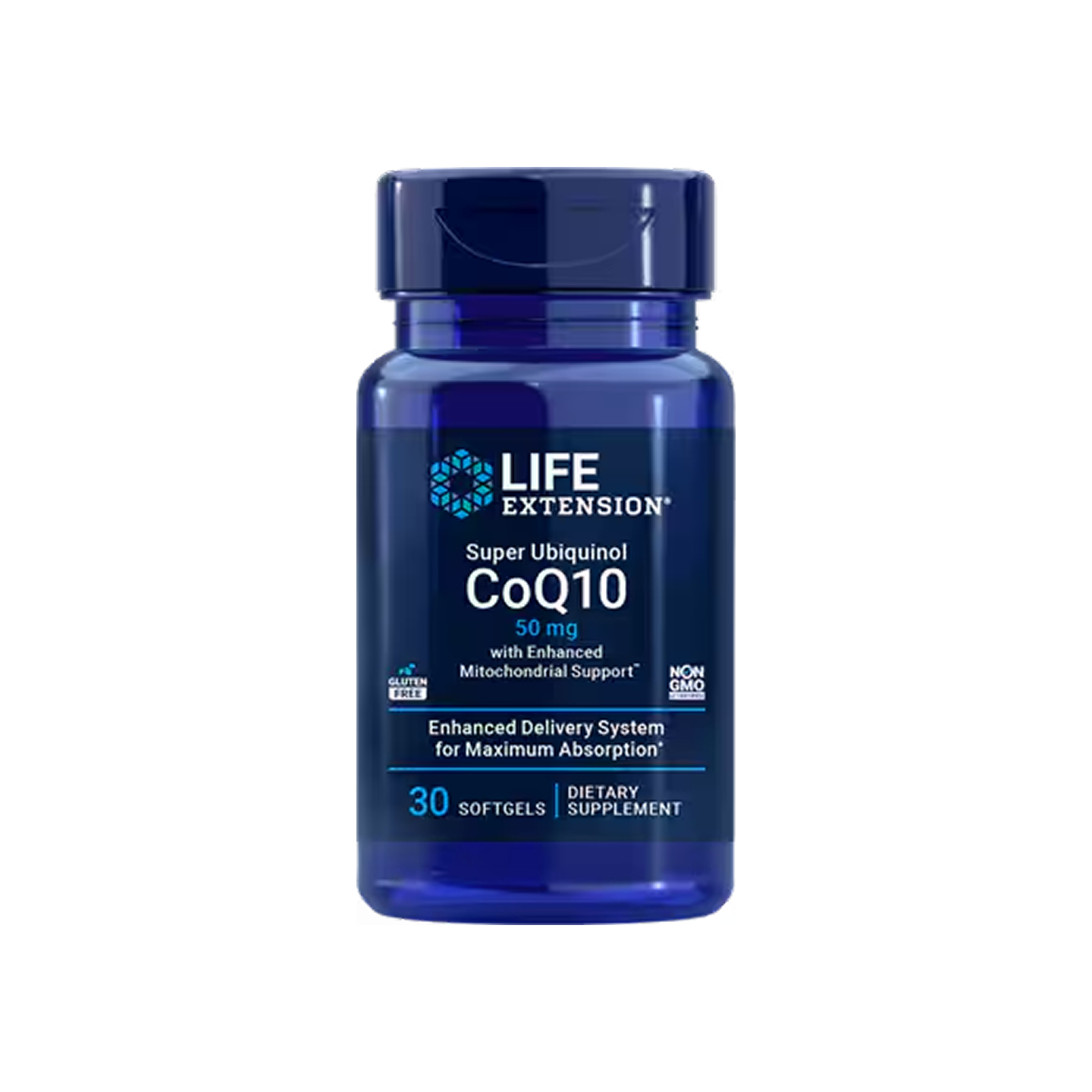 Life Extension Super Ubiquinol CoQ10 50 mg, 30 cápsulas blandas