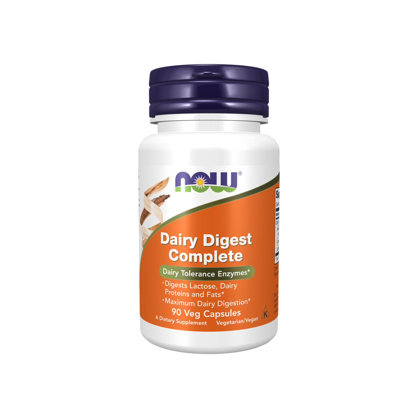 NOW Foods Dairy Digest Complete 90 cápsulas vegetales