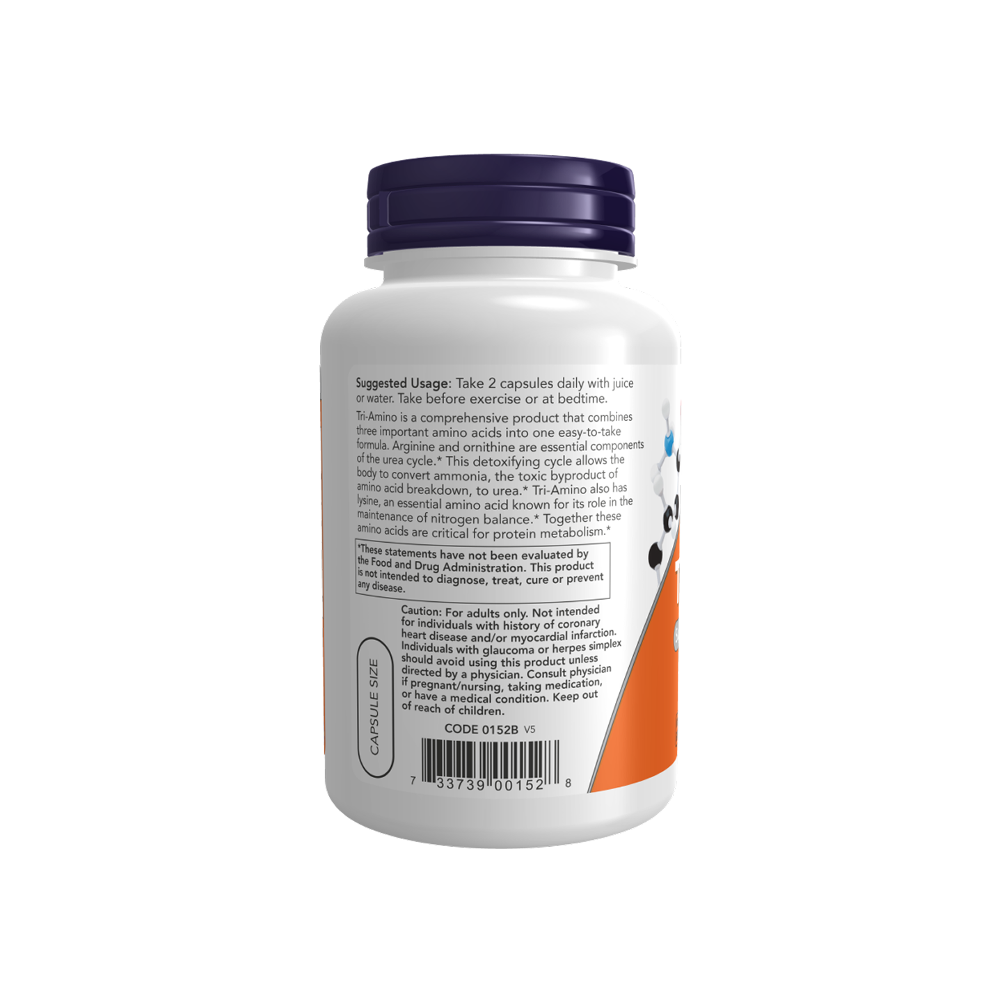 NOW Foods Tri-Amino 120 cápsulas