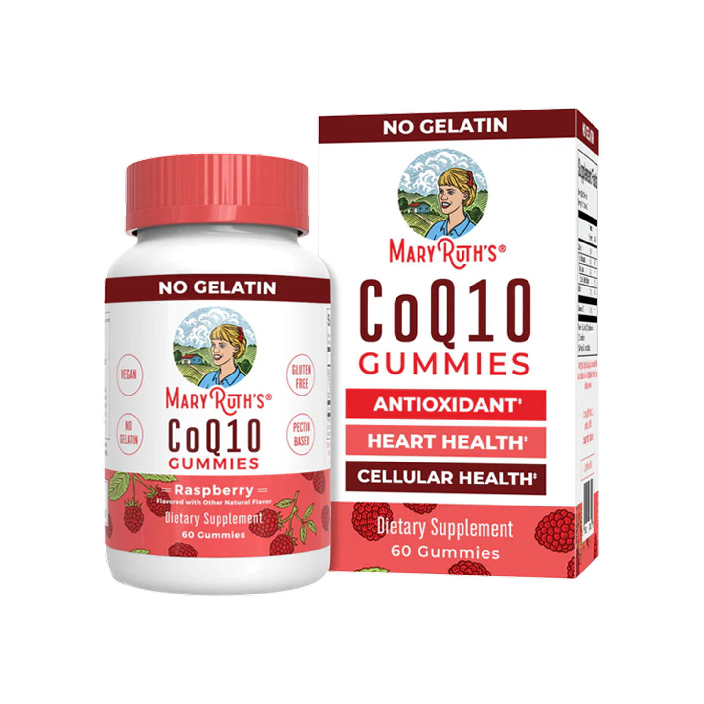 MaryRuth Organics Vegan CoQ10 Gummies 60 Gummies
