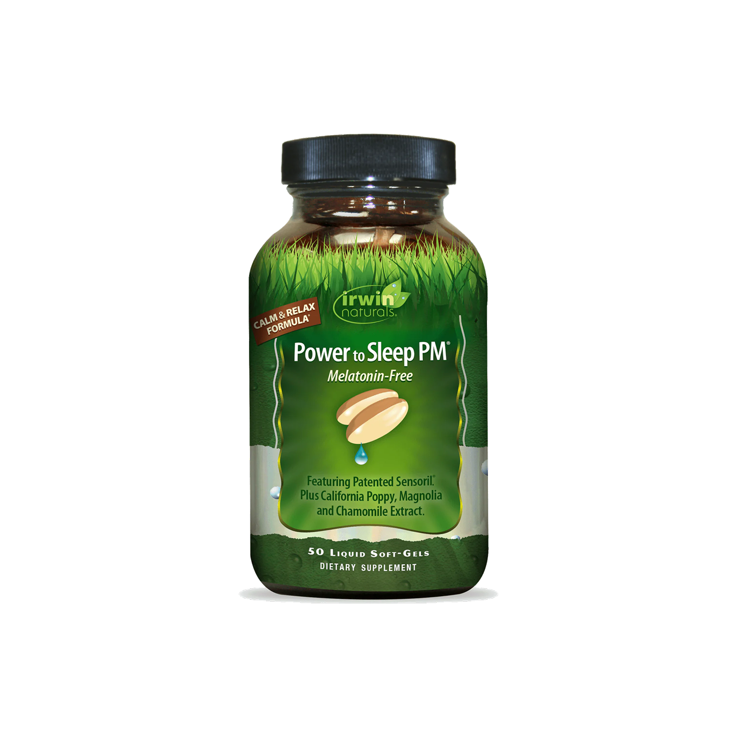 Irwin Naturals Power to Sleep PM Sin Melatonina 50 Liquid Soft-Gels
