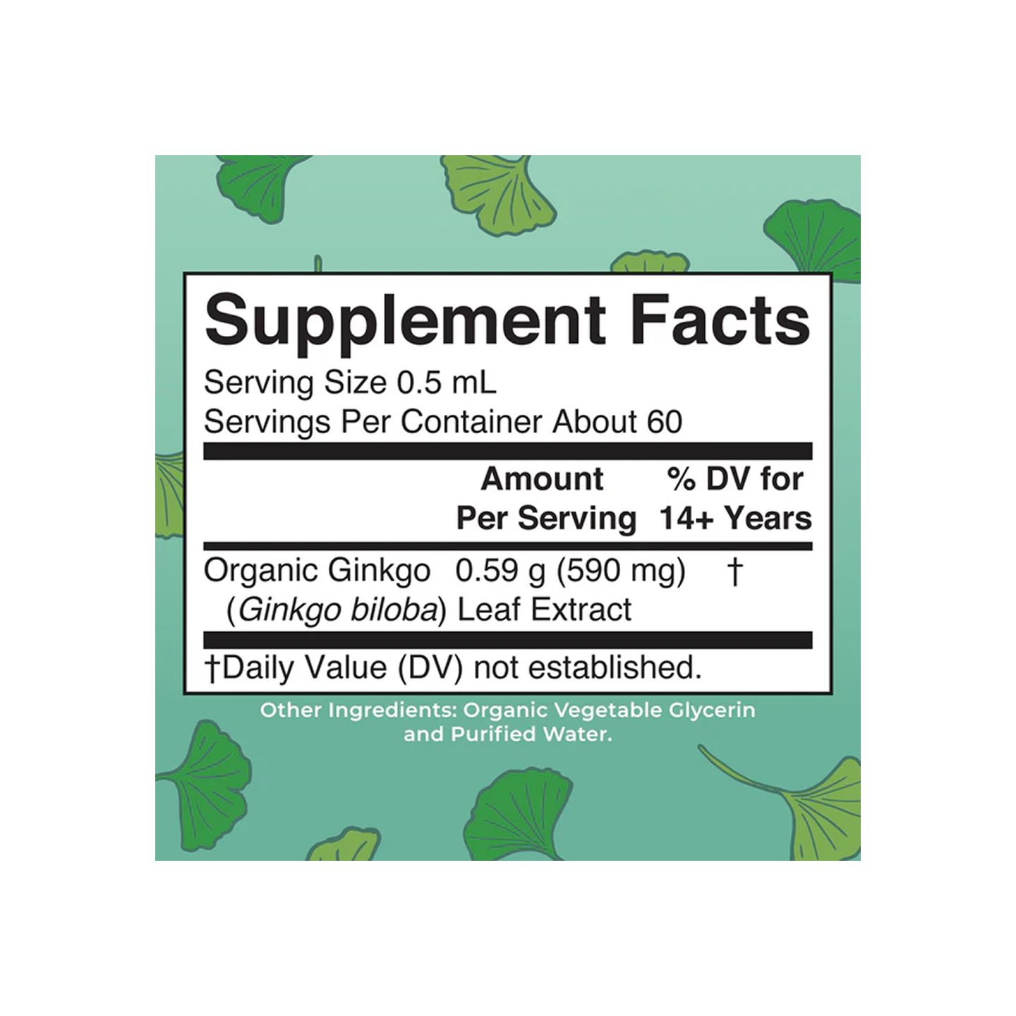 MaryRuth Organics Extracto de Hoja de Ginkgo 1 oz (30 ml)