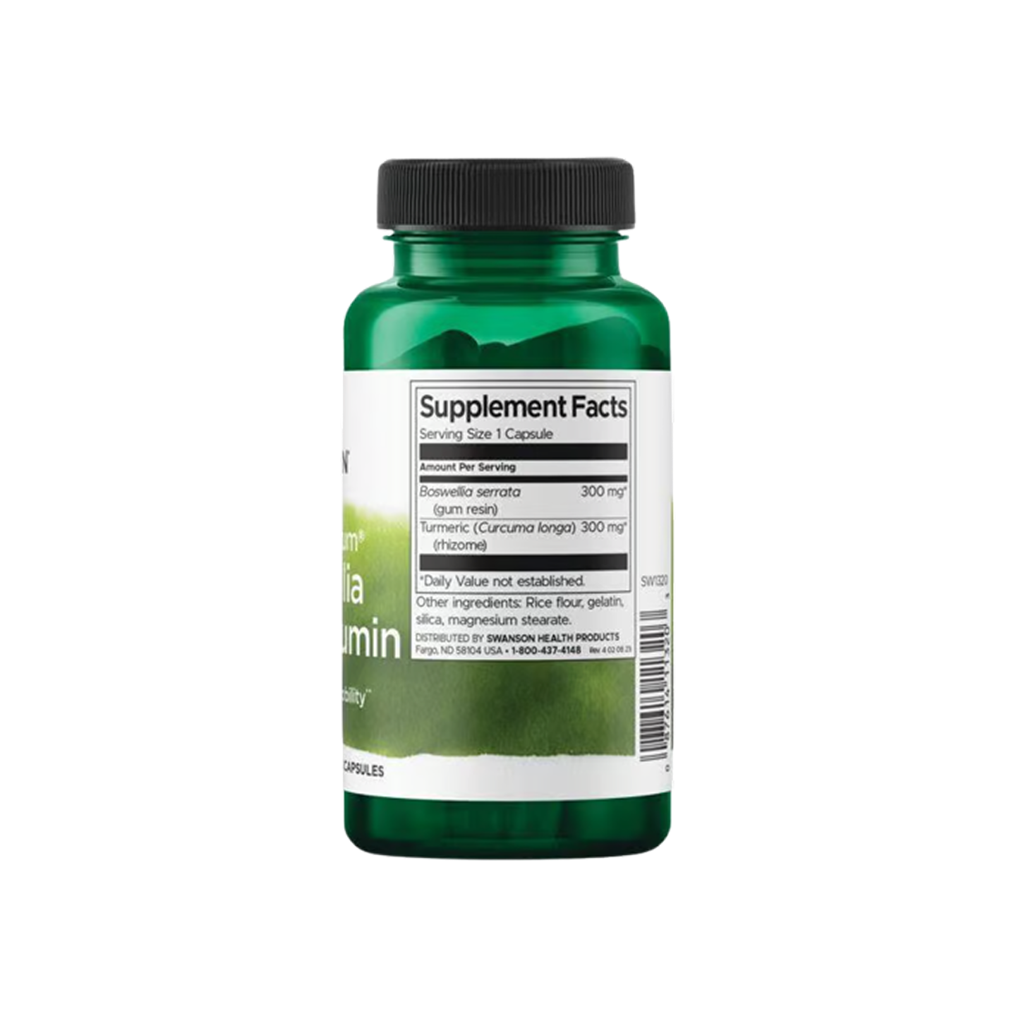 Swanson Premium Boswellia y Curcumina 60 cápsulas