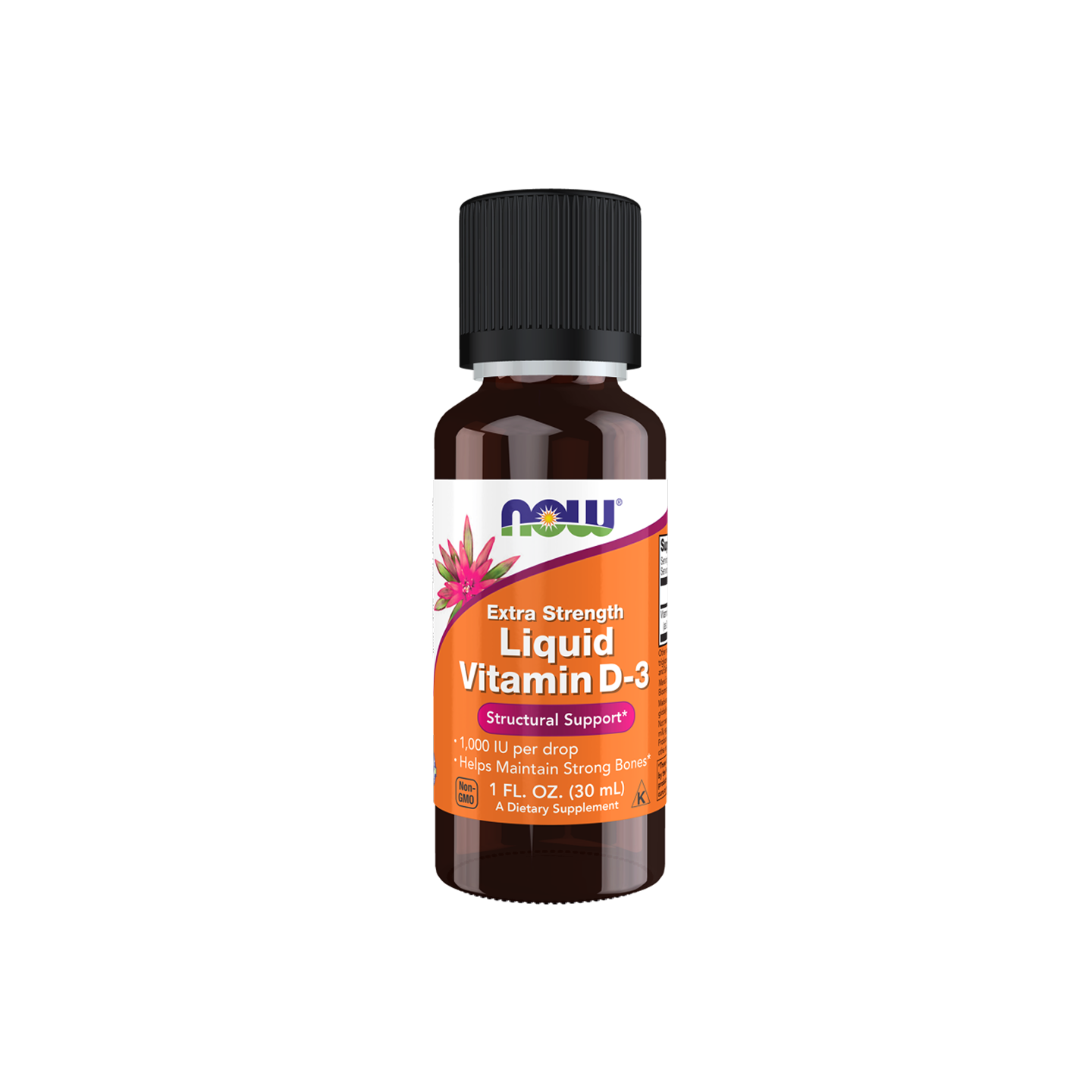 NOW Foods Vitamin D-3 Liquid Extra Strength 30 ml