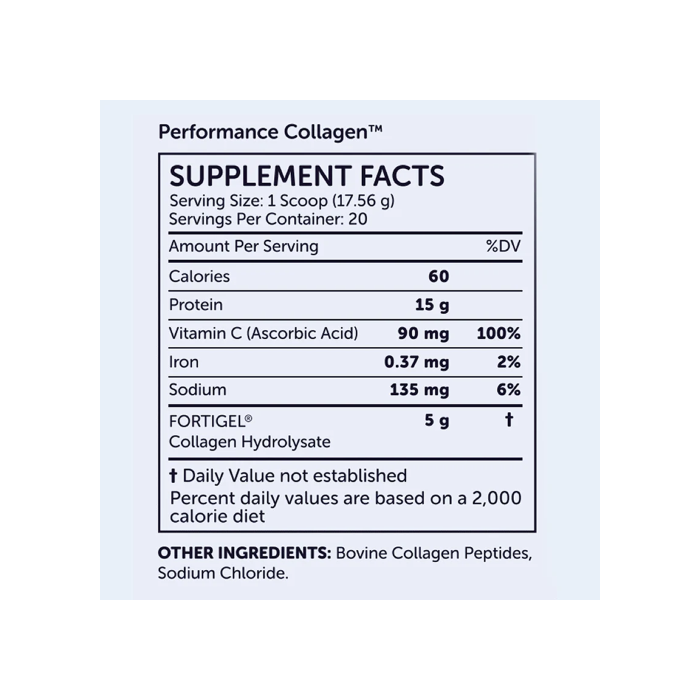 nuBioAge Performance Collagen 20 porciones