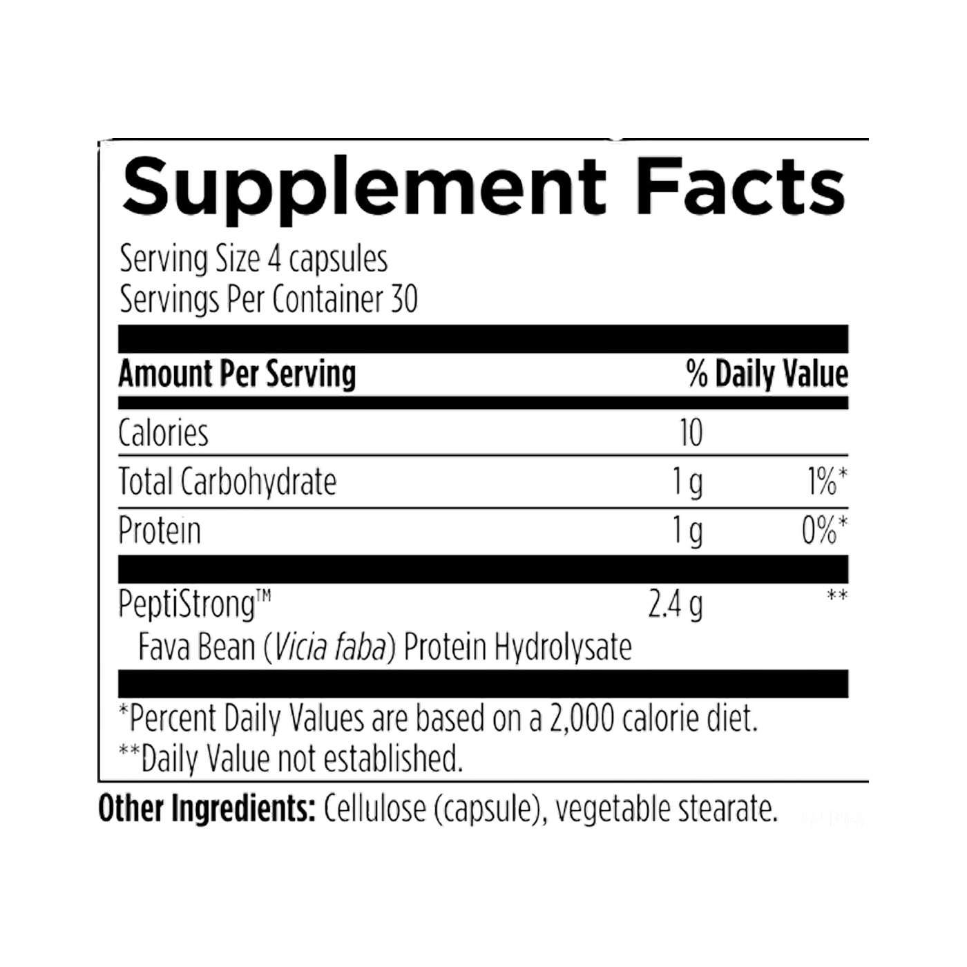 Designs for Health Performance Peptides 120 cápsulas