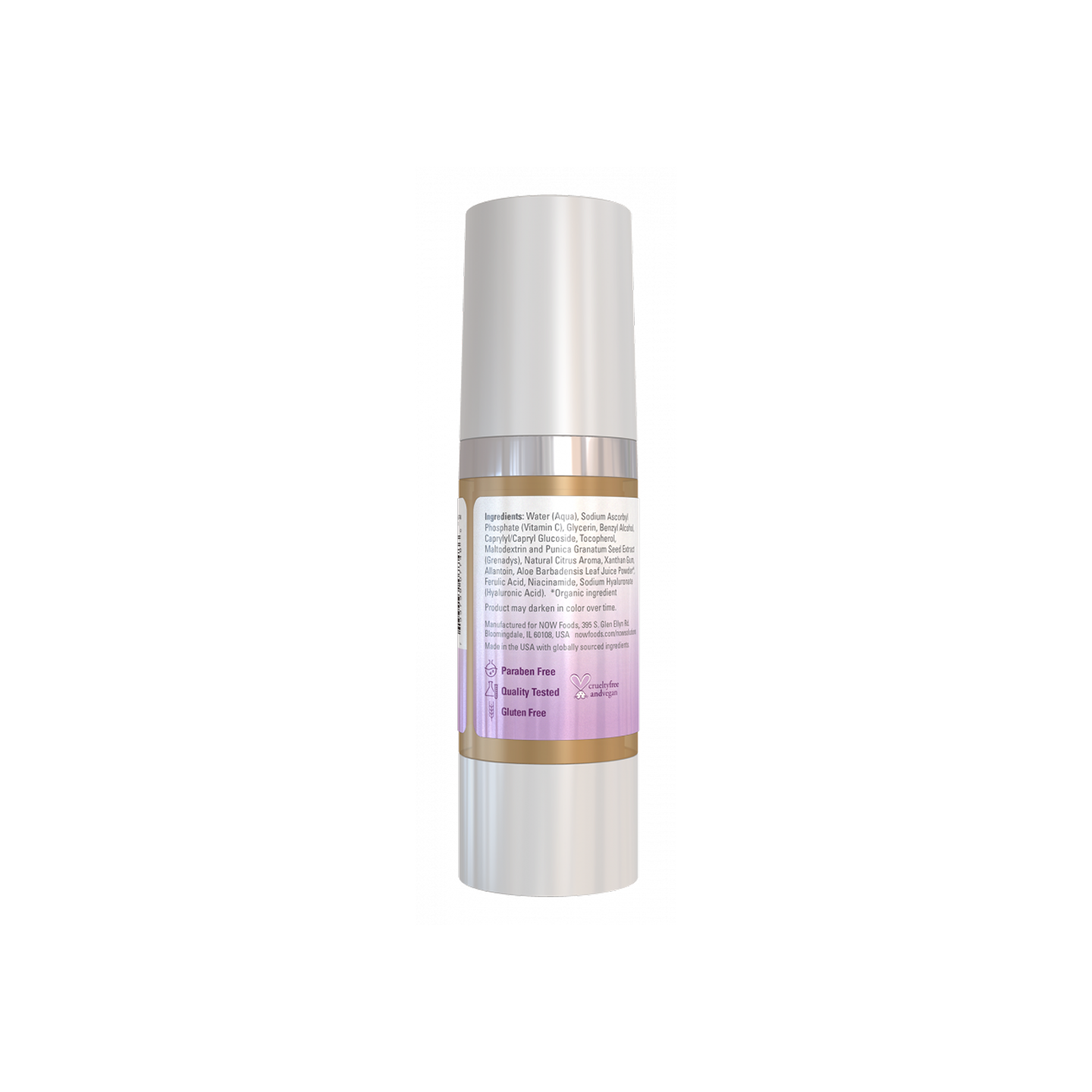 NOW Foods Sérum Vitamina C y Ácido Ferúlico 30 ml