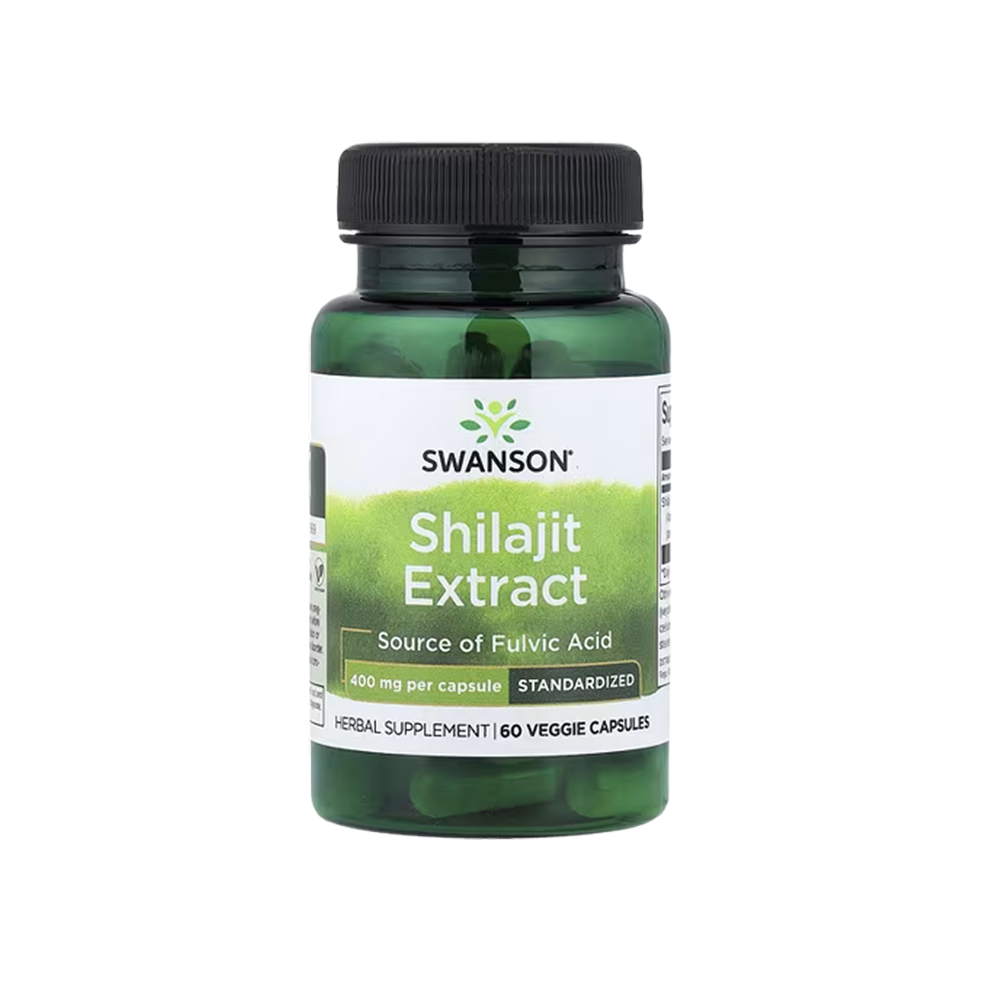 Swanson Shilajit Extract 400 mg, 60 cápsulas vegetales