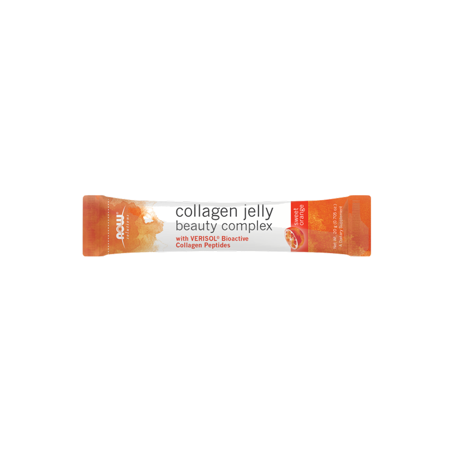 NOW Foods Collagen Jelly Beauty Complex Sweet Orange 10 Sticks
