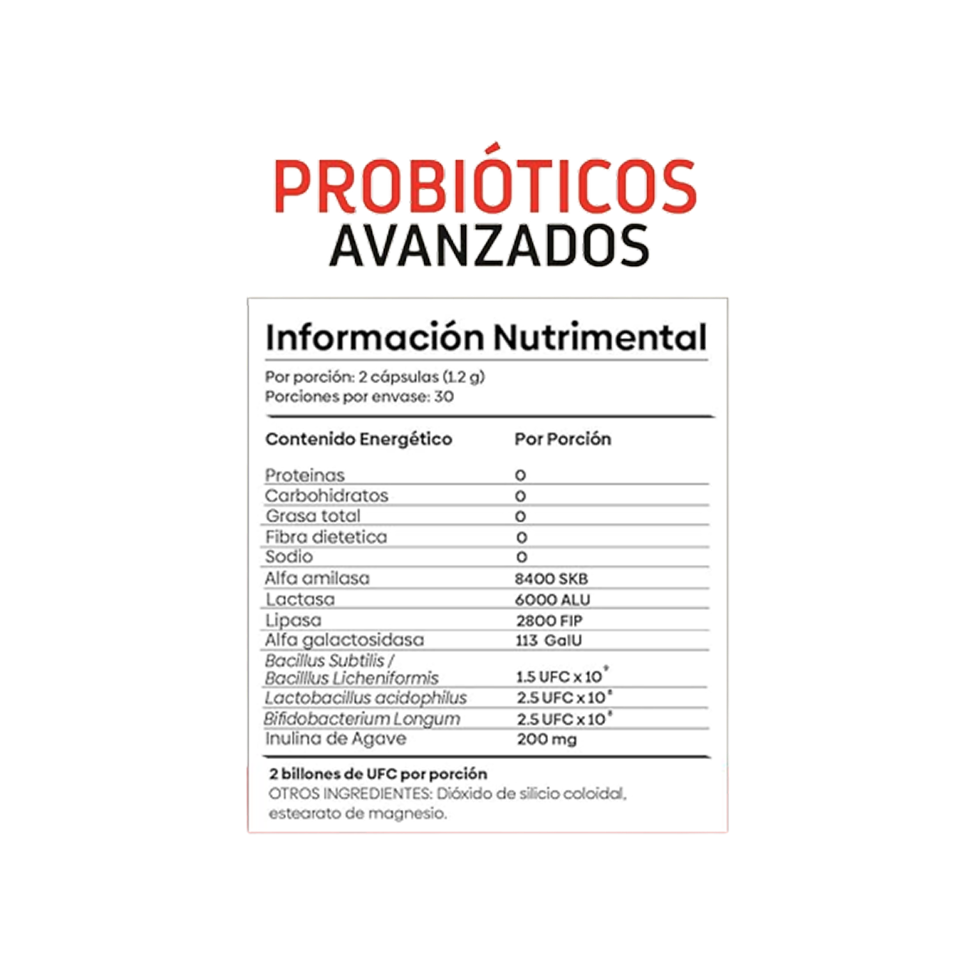Wöhl Laboratorios Probióticos Avanzados 60 cápsulas