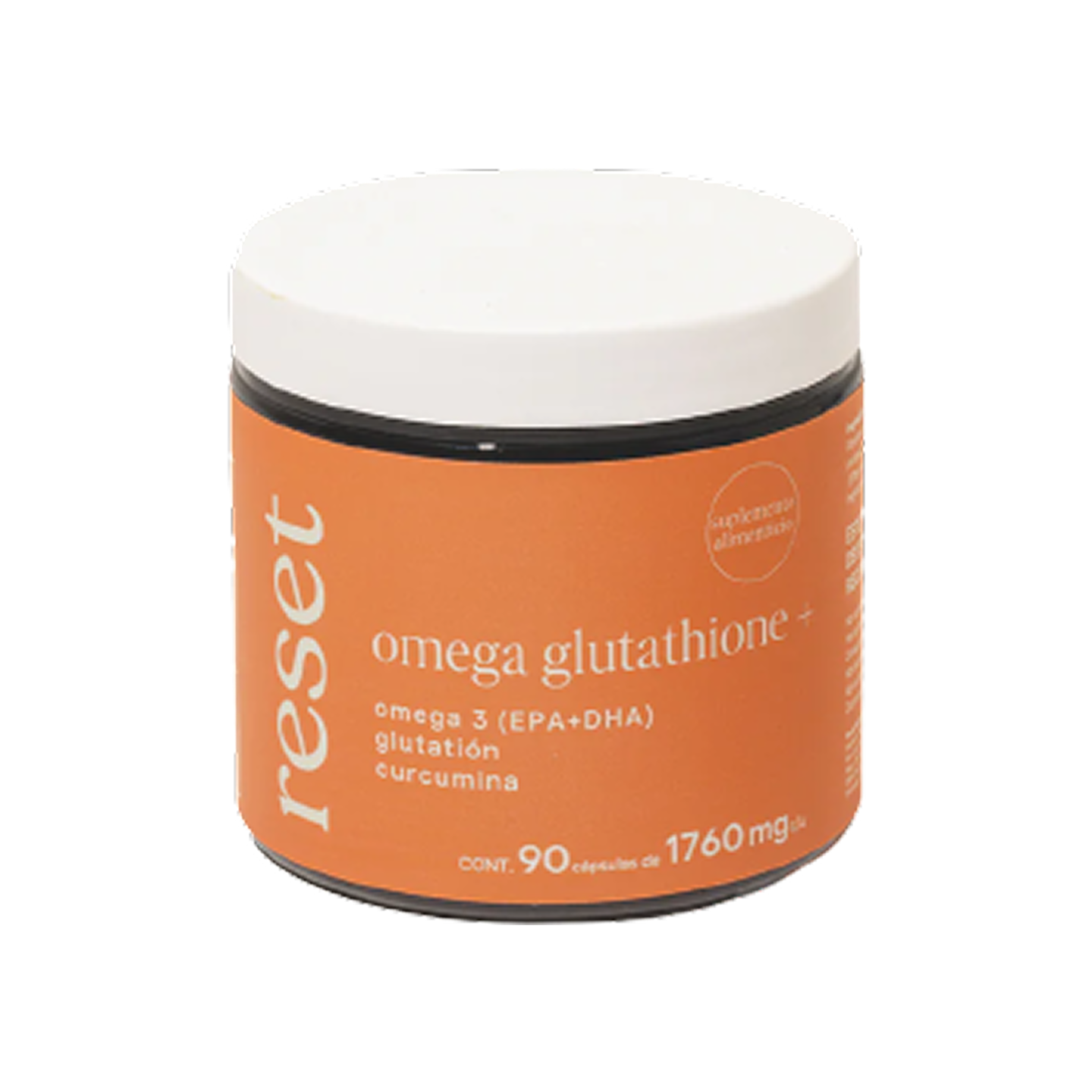 Omega Glutathione+ (90 Cápsulas), Reset Wellness 1760 mg