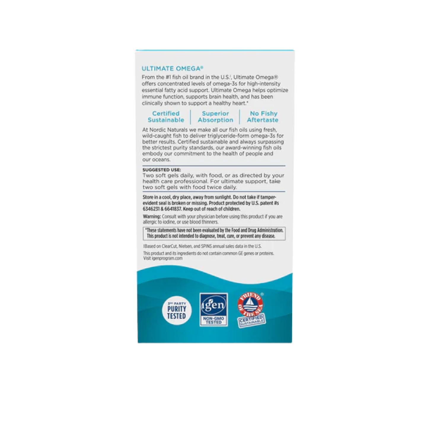 Nordic Naturals Ultimate Omega Lemon, 60 softgels