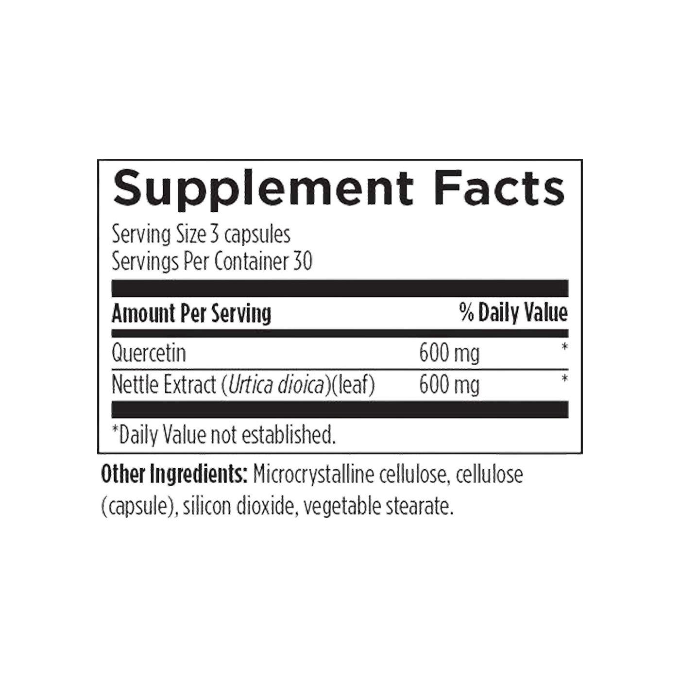 Designs for Health Quercetin + Nettles 90 cápsulas vegetales