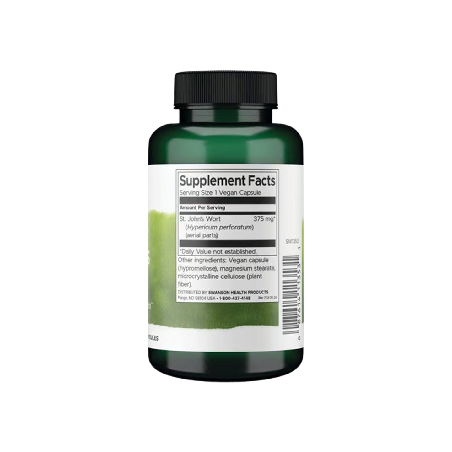 Swanson St. John's Wort 375 mg 120 cápsulas