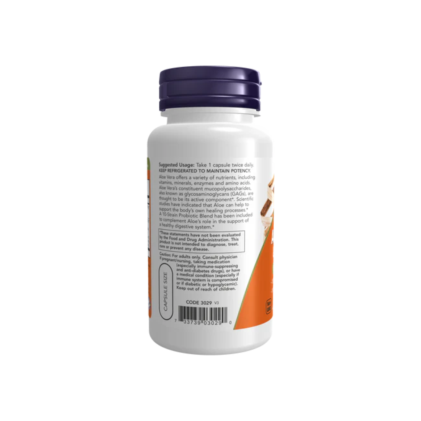 Aloe 10,000 y Probióticos (60 veg caps)