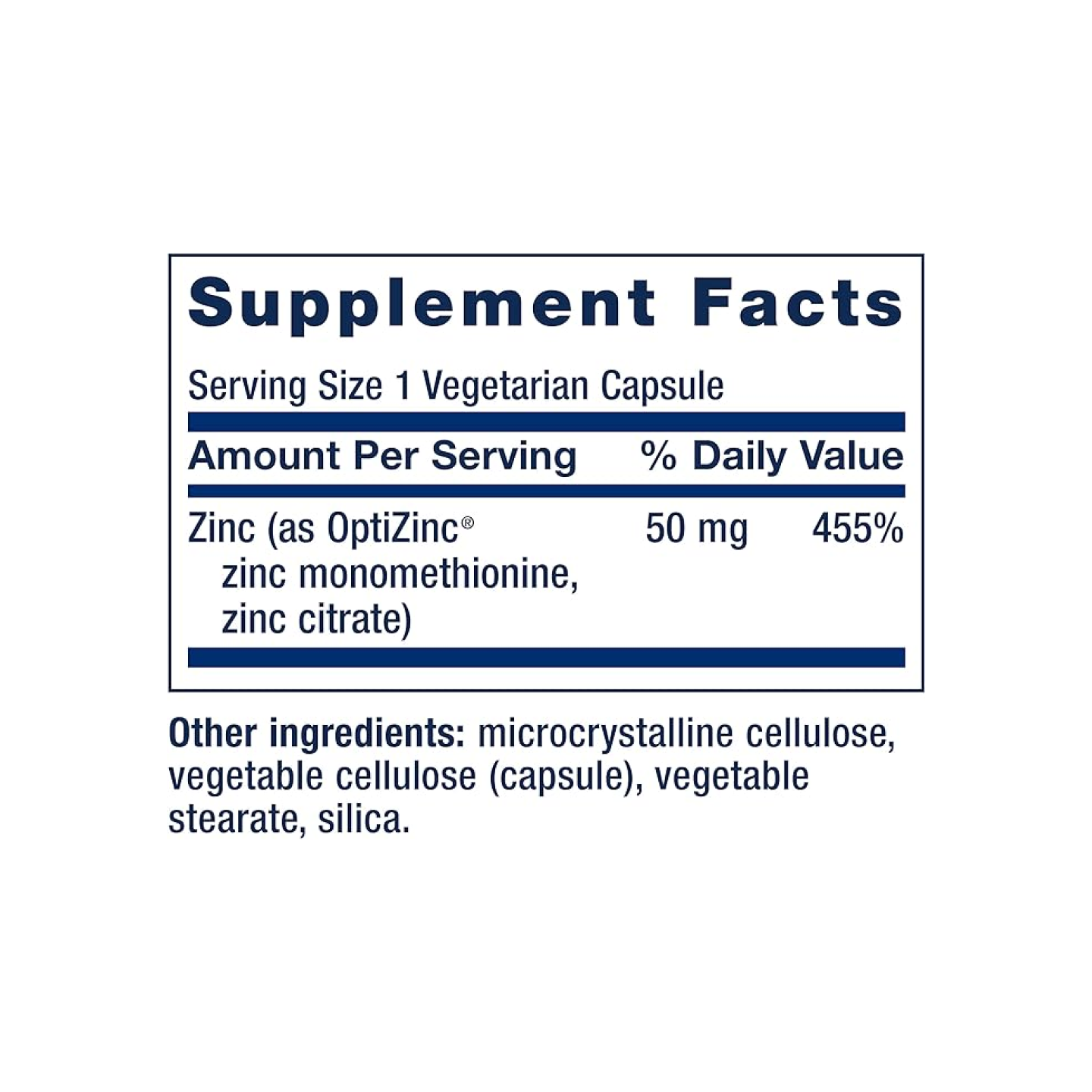 Life Extension Zinc 50 mg, 90 cápsulas