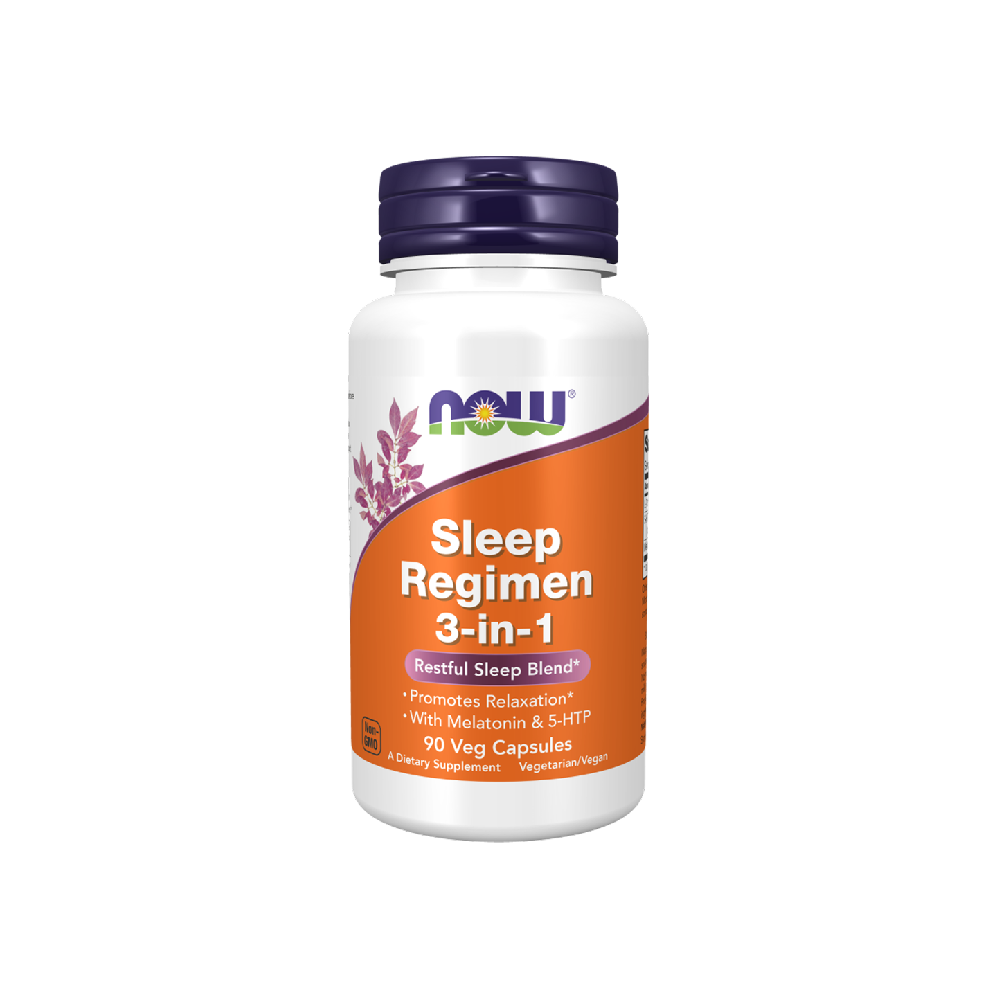 NOW Foods Sleep Regimen 3-in-1, 90 cápsulas vegetales