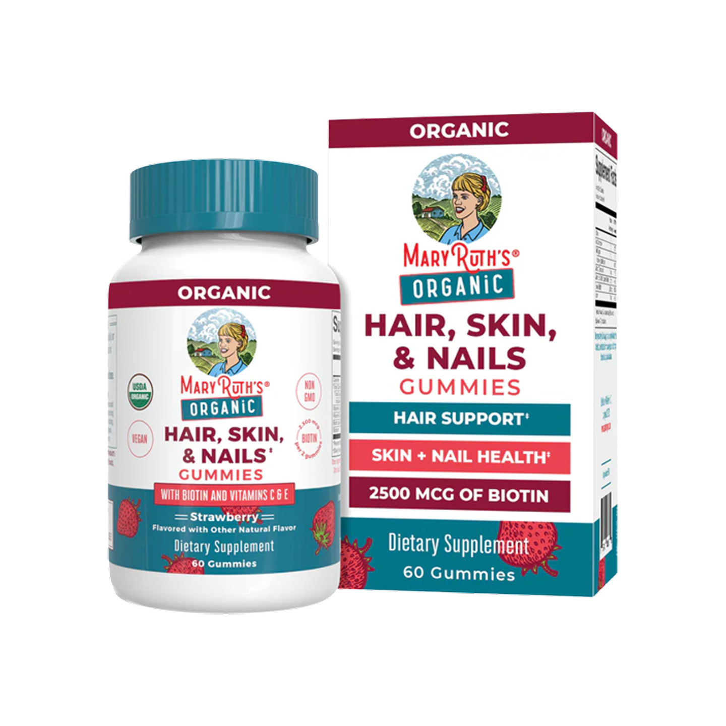 MaryRuth Organics Hair, Skin and Nails Gomitas 60