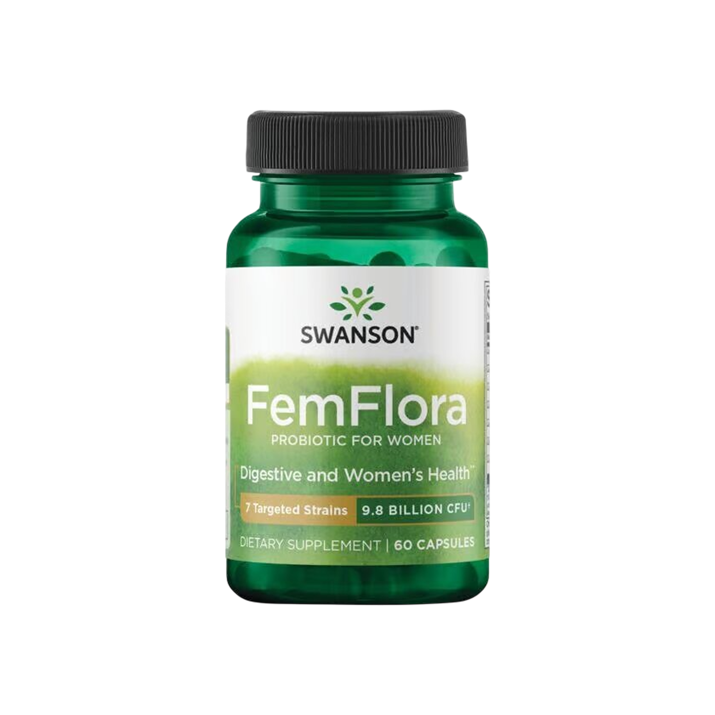 Swanson Ultra FemFlora Fórmula Probiótica Femenina, 60 cápsulas