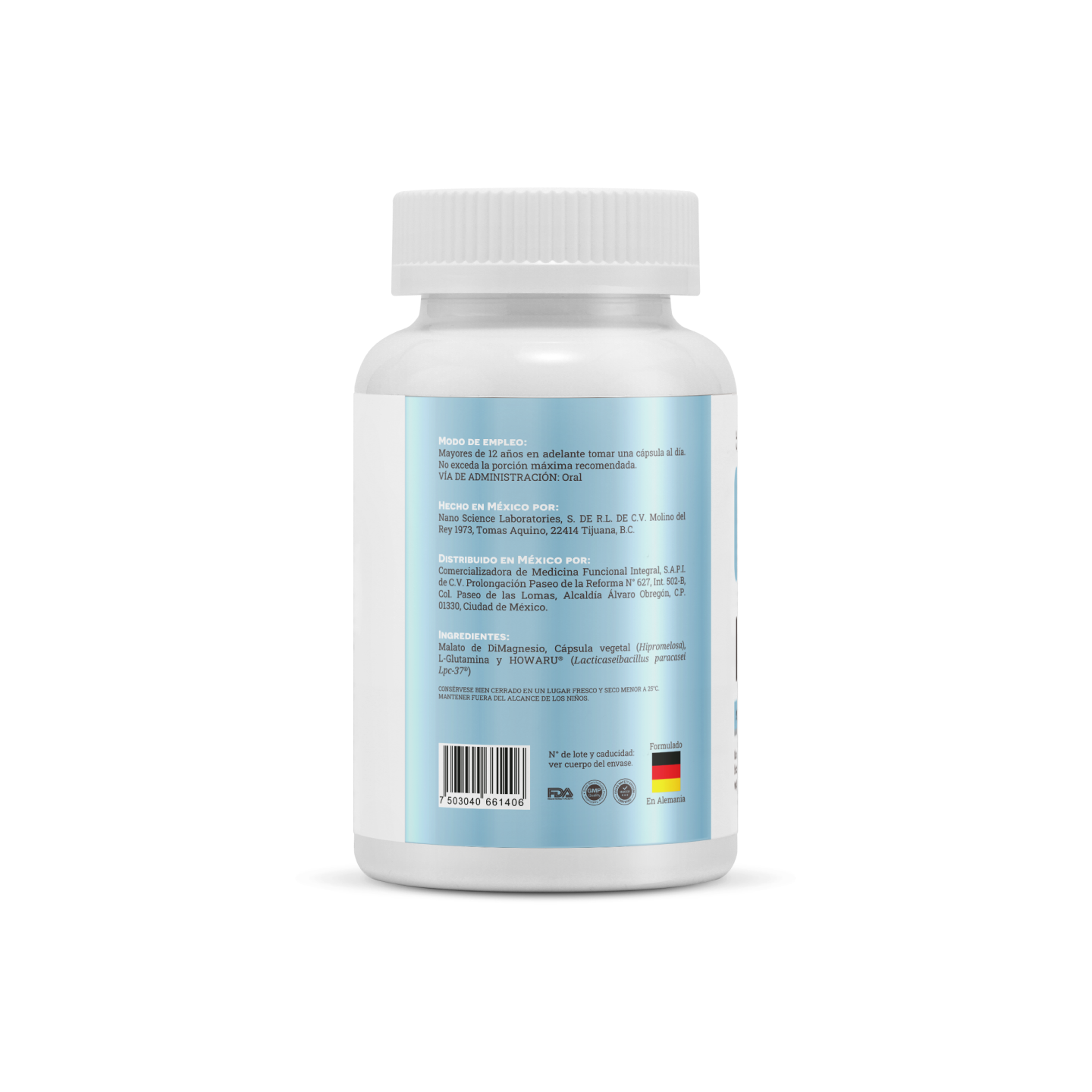 Matter Probivos Chill | L-Glutamina, Lpc-37®, Malato de DiMagnesio