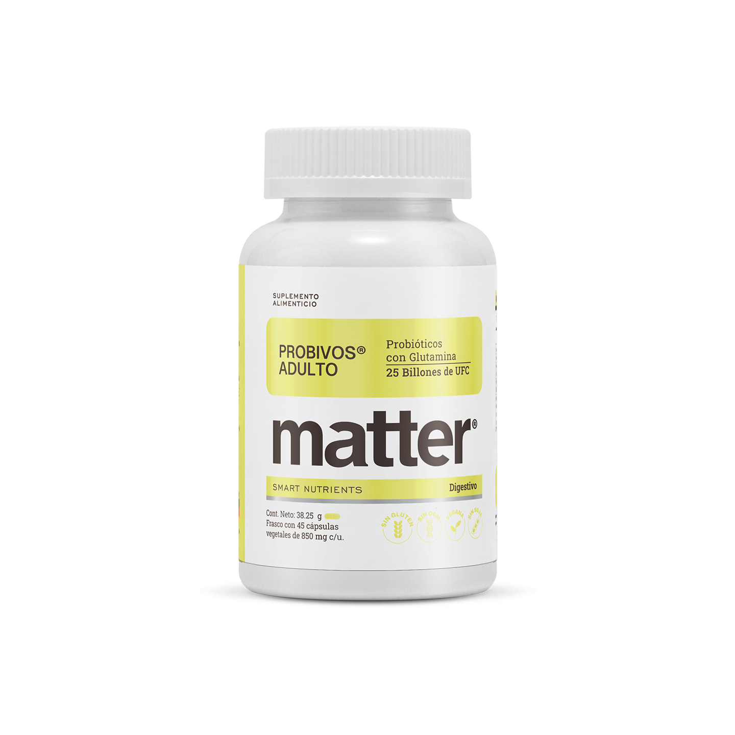 Matter Probivos | Probióticos con Glutamina para Adulto