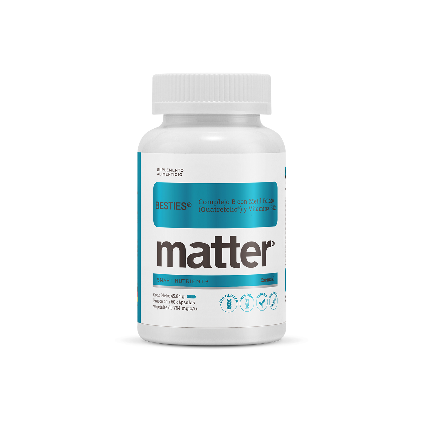 Matter Besties | Complejo B con Folato (Quatrefolic) & Vitamina B12