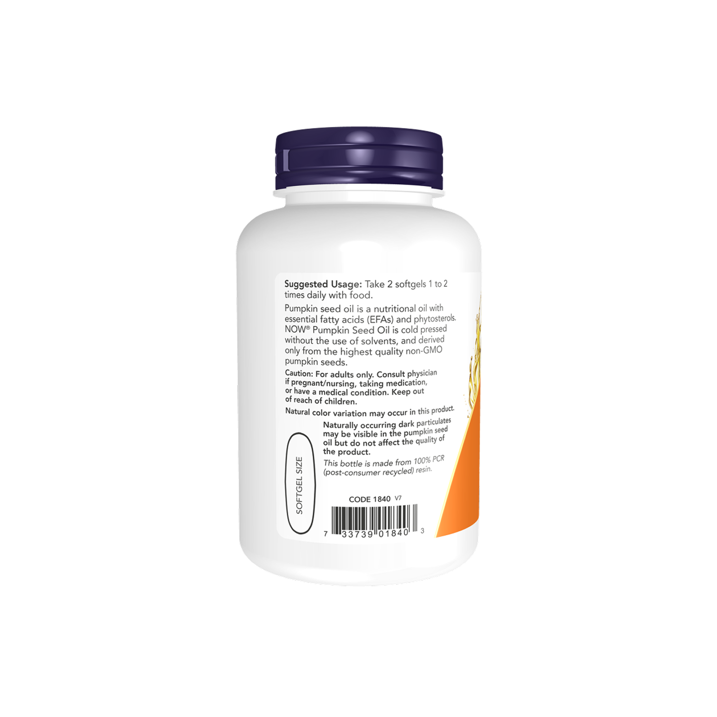NOW Foods Pumpkin Seed Oil 1000 mg 100 Softgels