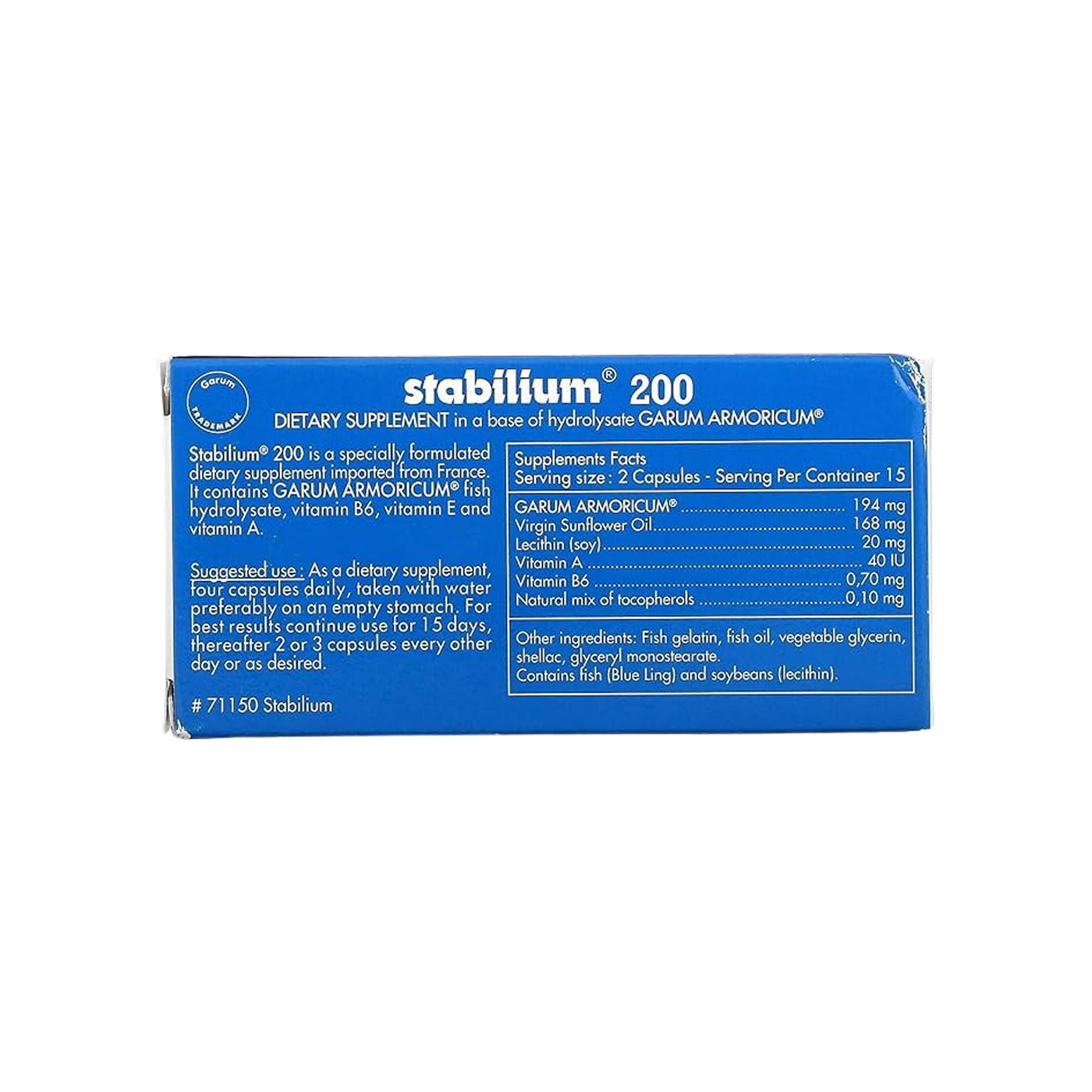 Allergy Research Group Stabilium 200 30 cápsulas