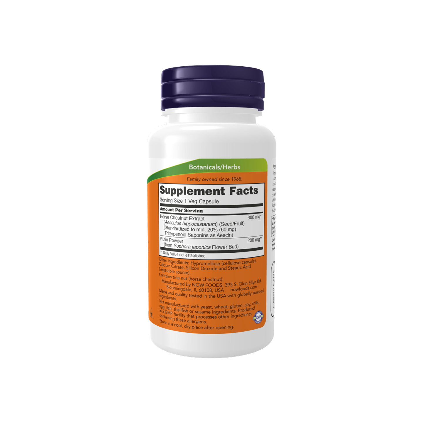 NOW Foods Castaño de Indias 300 mg 90 cápsulas vegetales