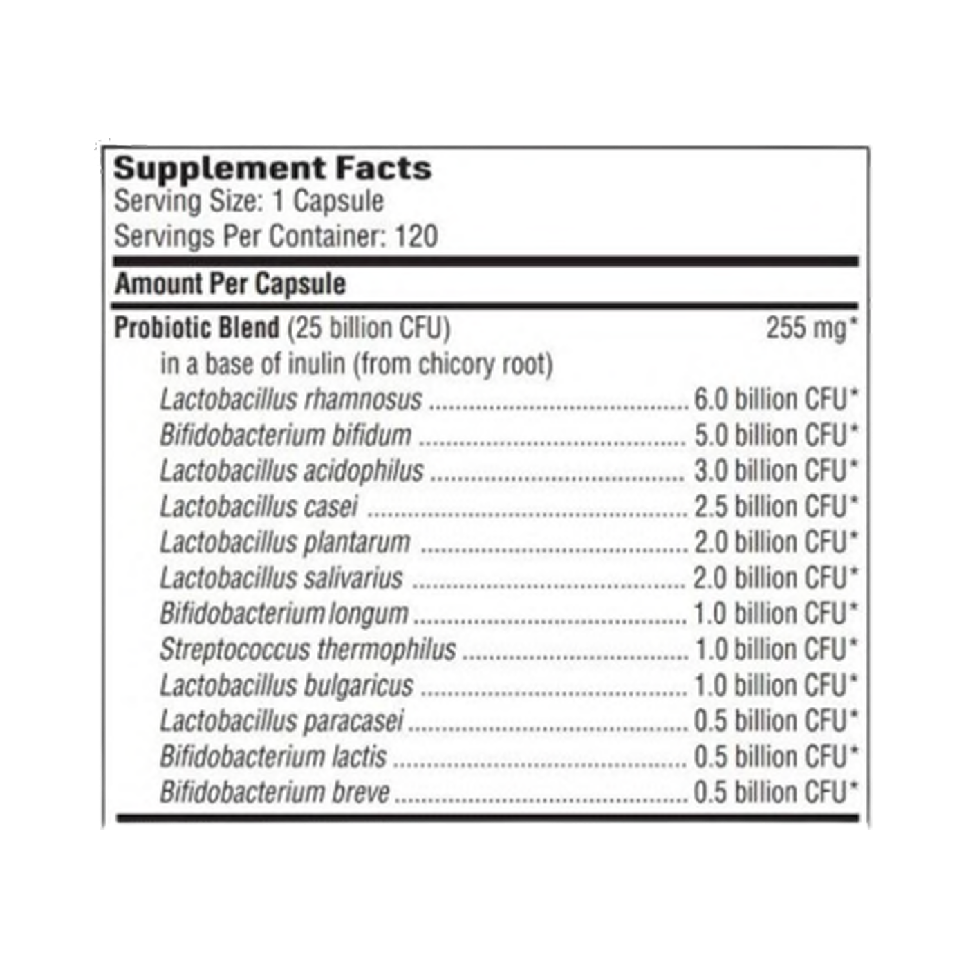SFI Health Ther‑Biotic Complete 120 cápsulas