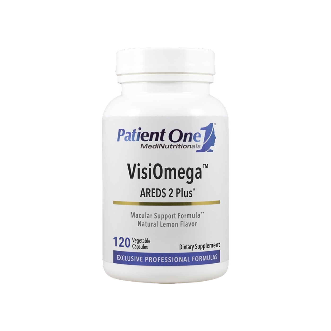 Patient One VisiOmega Fórmula de Soporte Macular, 120 cápsulas vegetales