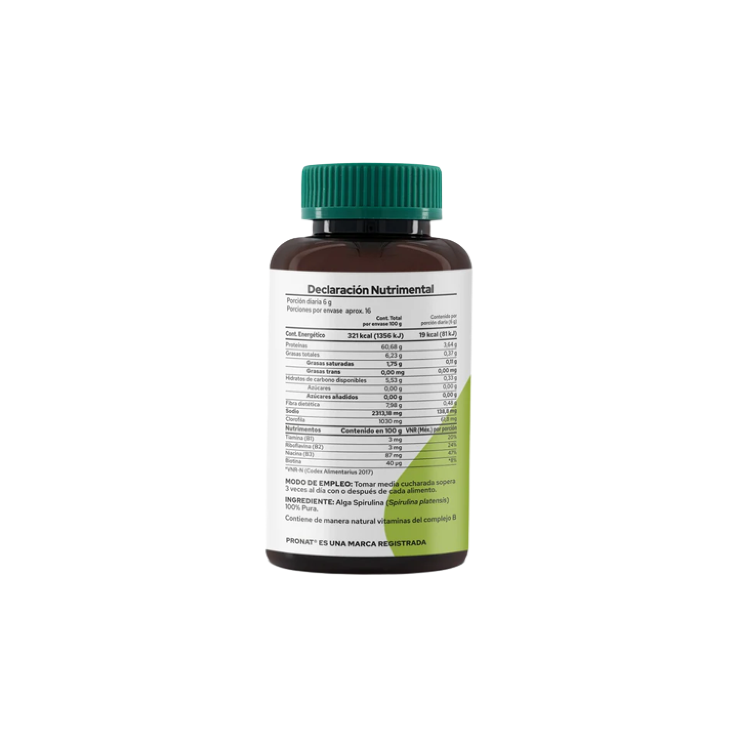 Alga Spirulina 100g - Pronat