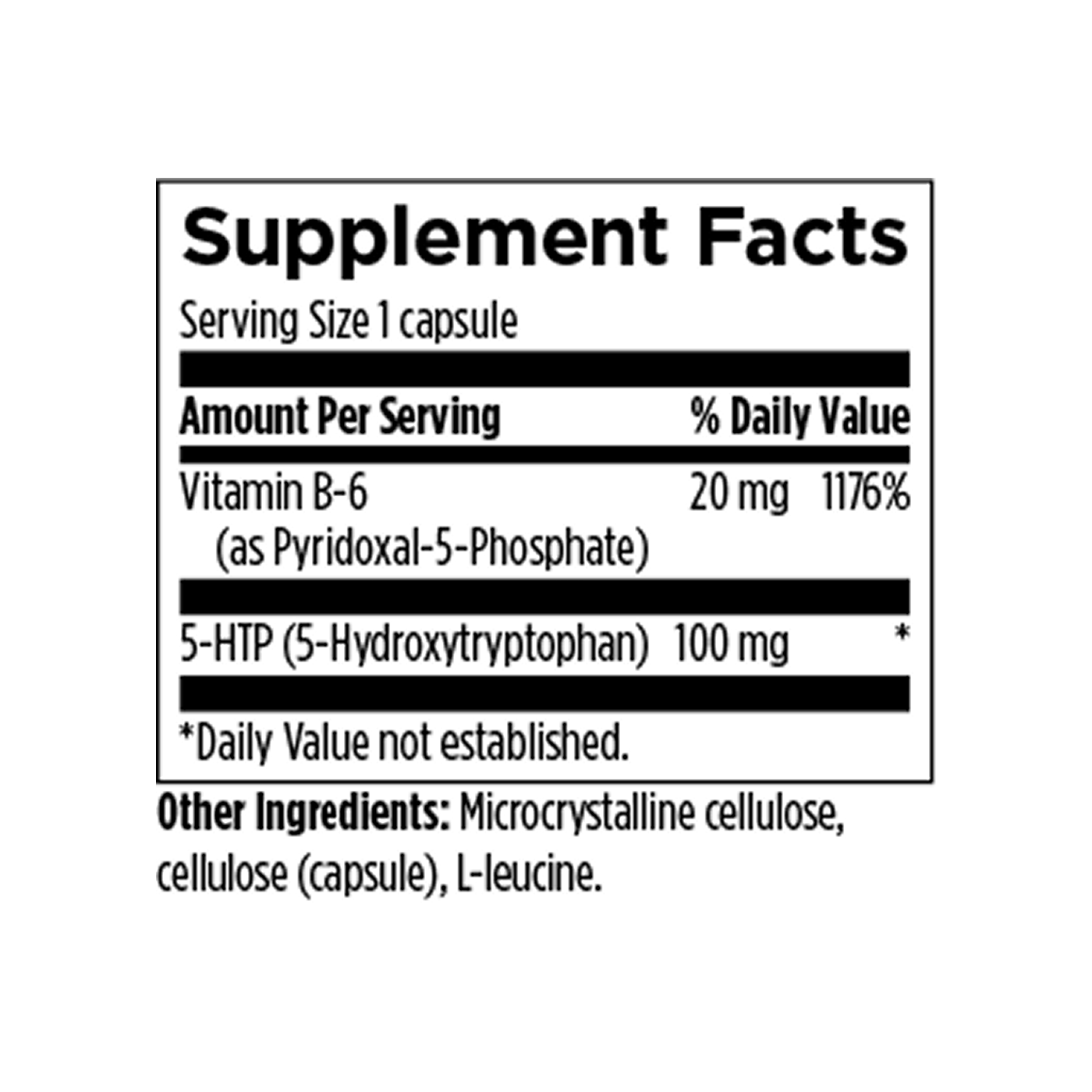 Designs for Health 5-HTP Supreme 100 mg, 60 cápsulas