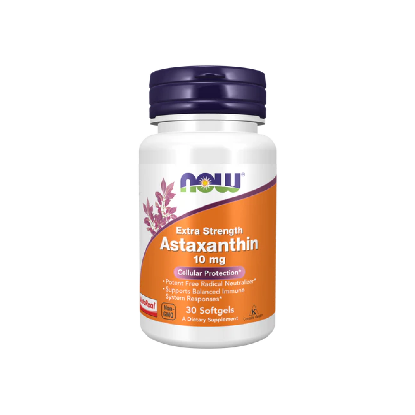 Now Foods Astaxantina Extra Fuerte 10 mg, 30 Cápsulas