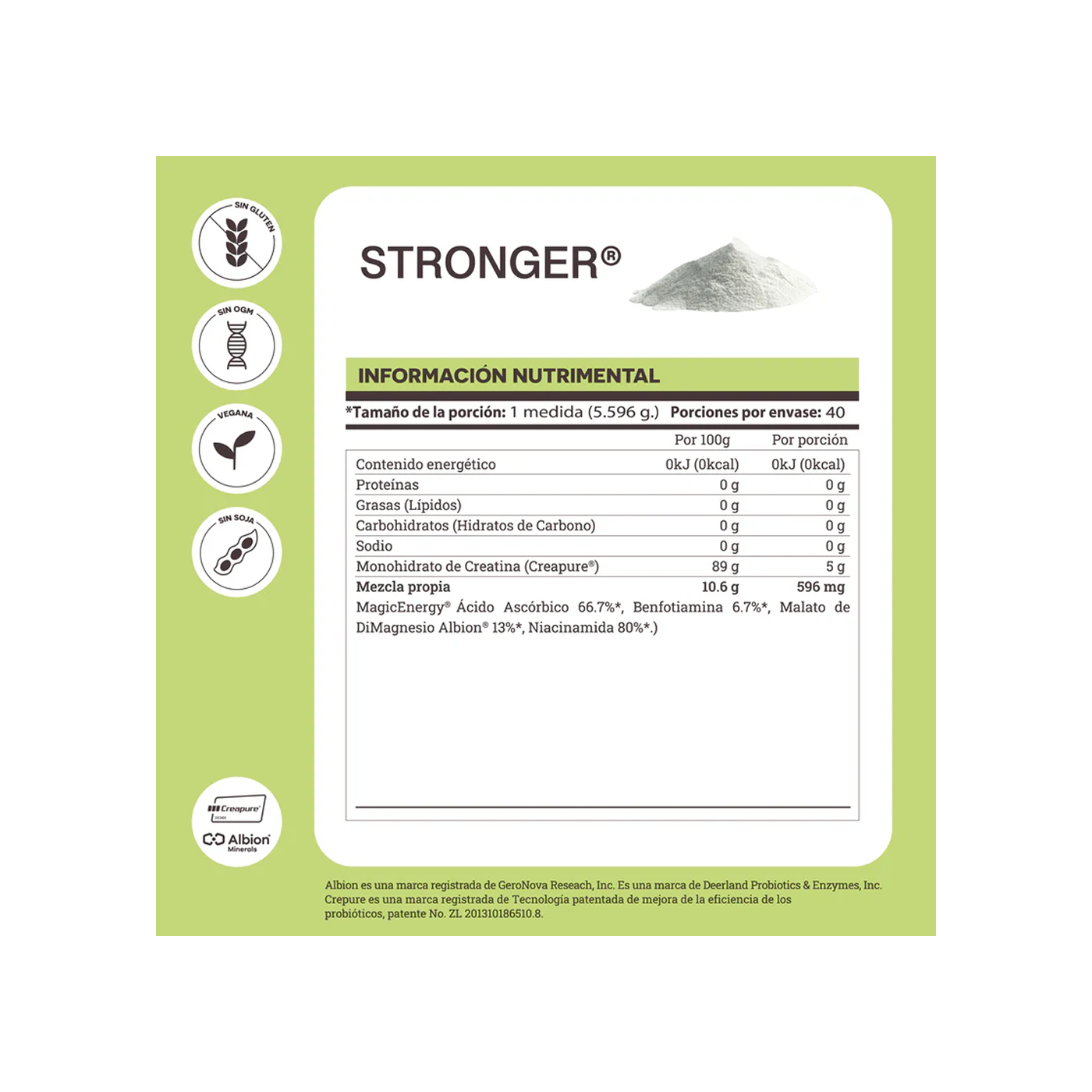 Matter Stronger Creatina (Creapure) 224 g