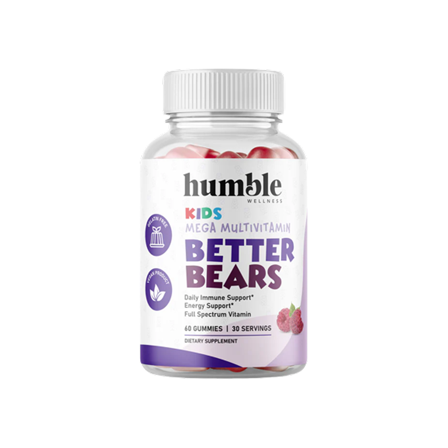 HUMBLE Kids Mega Multivitamin Gummies 60 gomitas