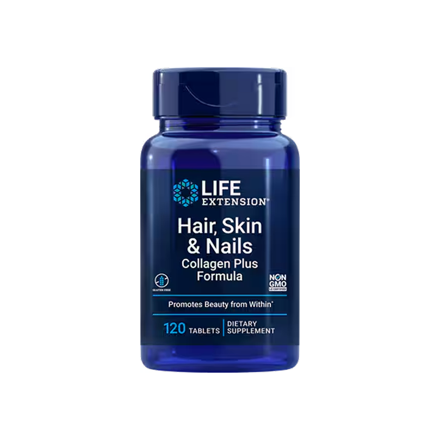 Life Extension Hair, Skin & Nails Collagen Plus Formula, 60 cápsulas