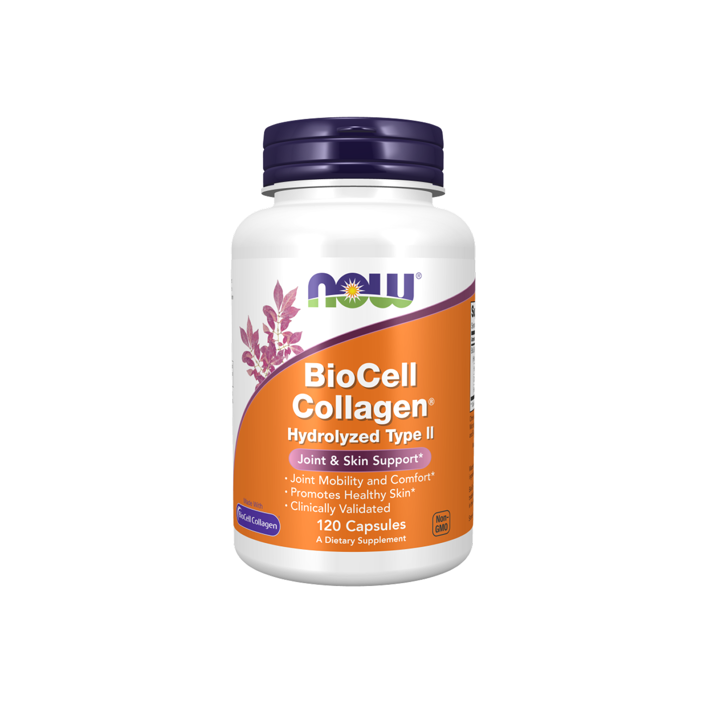 NOW Foods BioCell Colágeno Hidrolizado Tipo II 120 cápsulas
